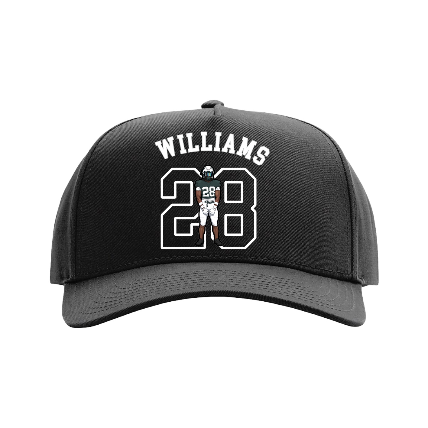 Full Fabric Five-Panel Champ Cap