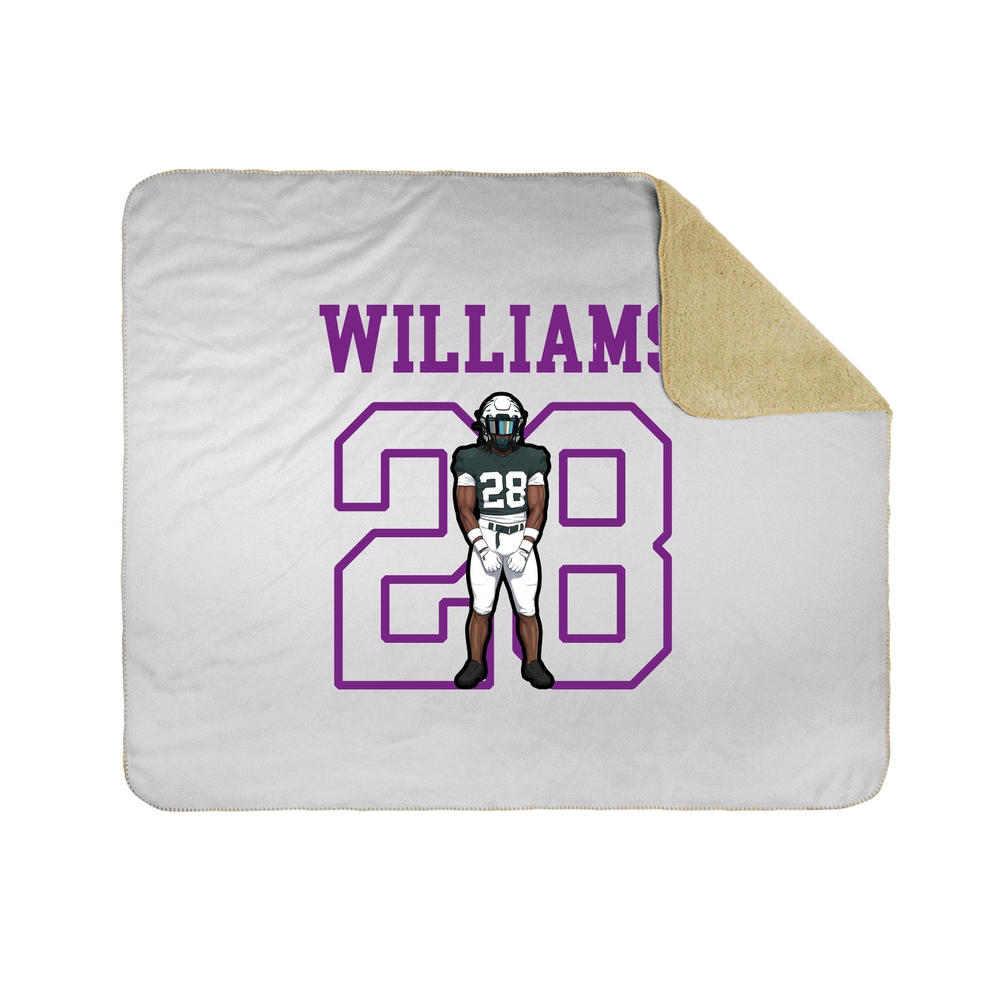 Throw Blanket — Shirsey in White