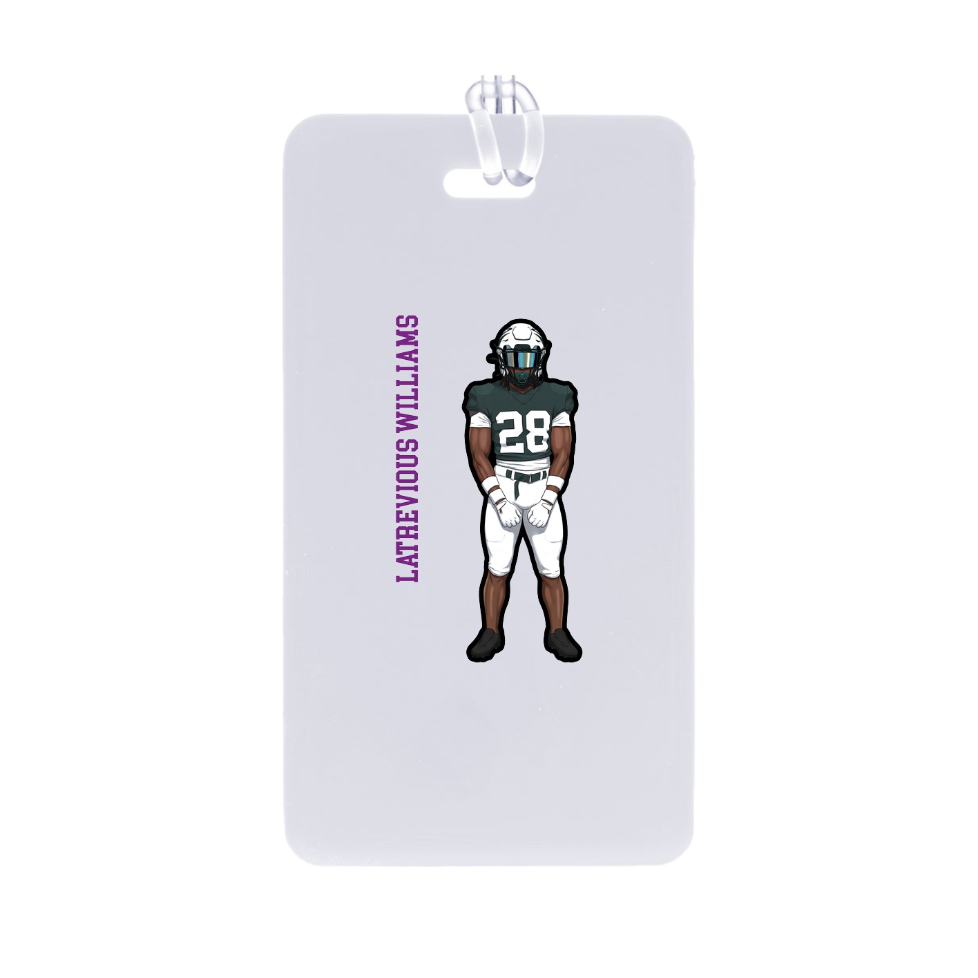 Bag Tag — Name Vertical in Classic