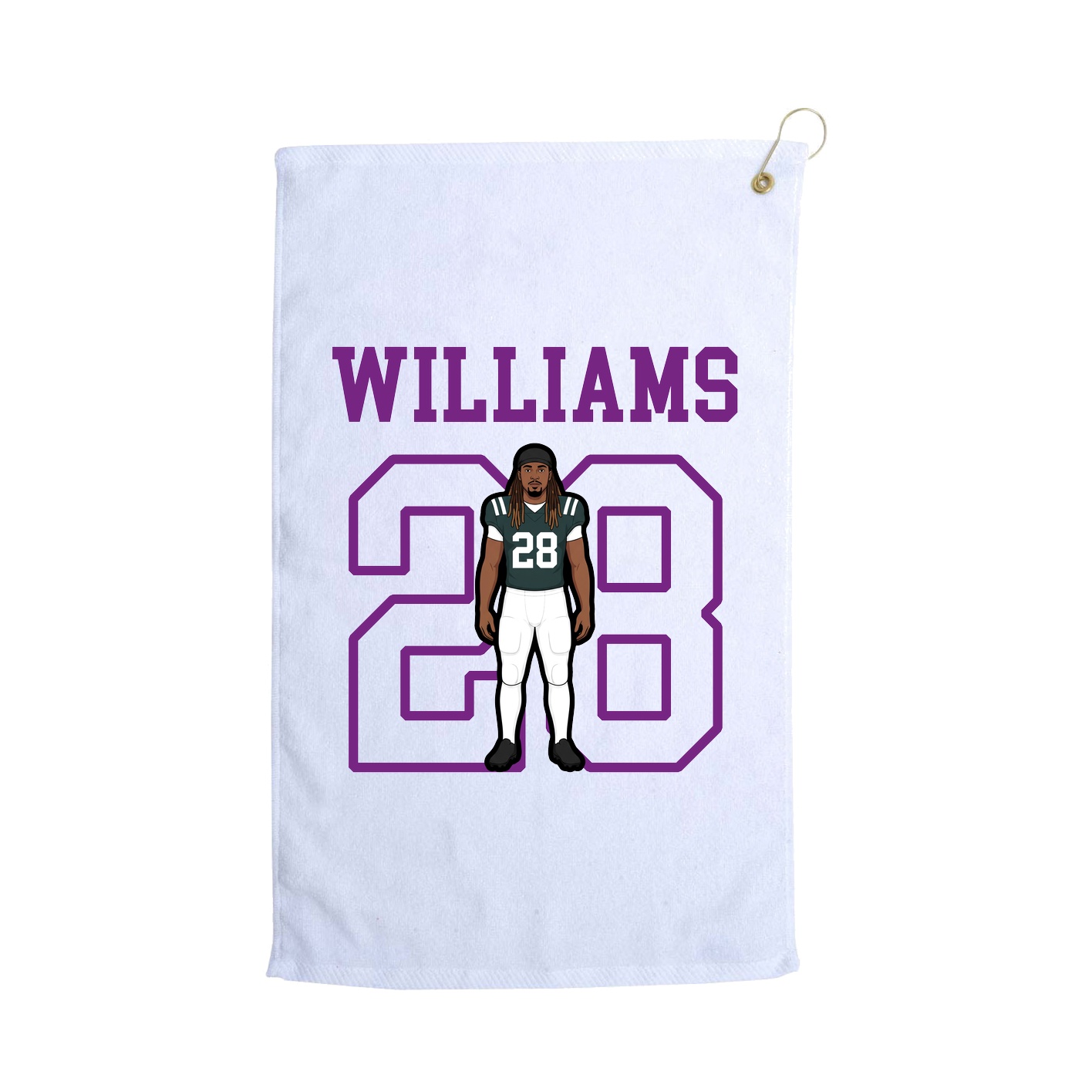 Golf Towel — Shirsey in White