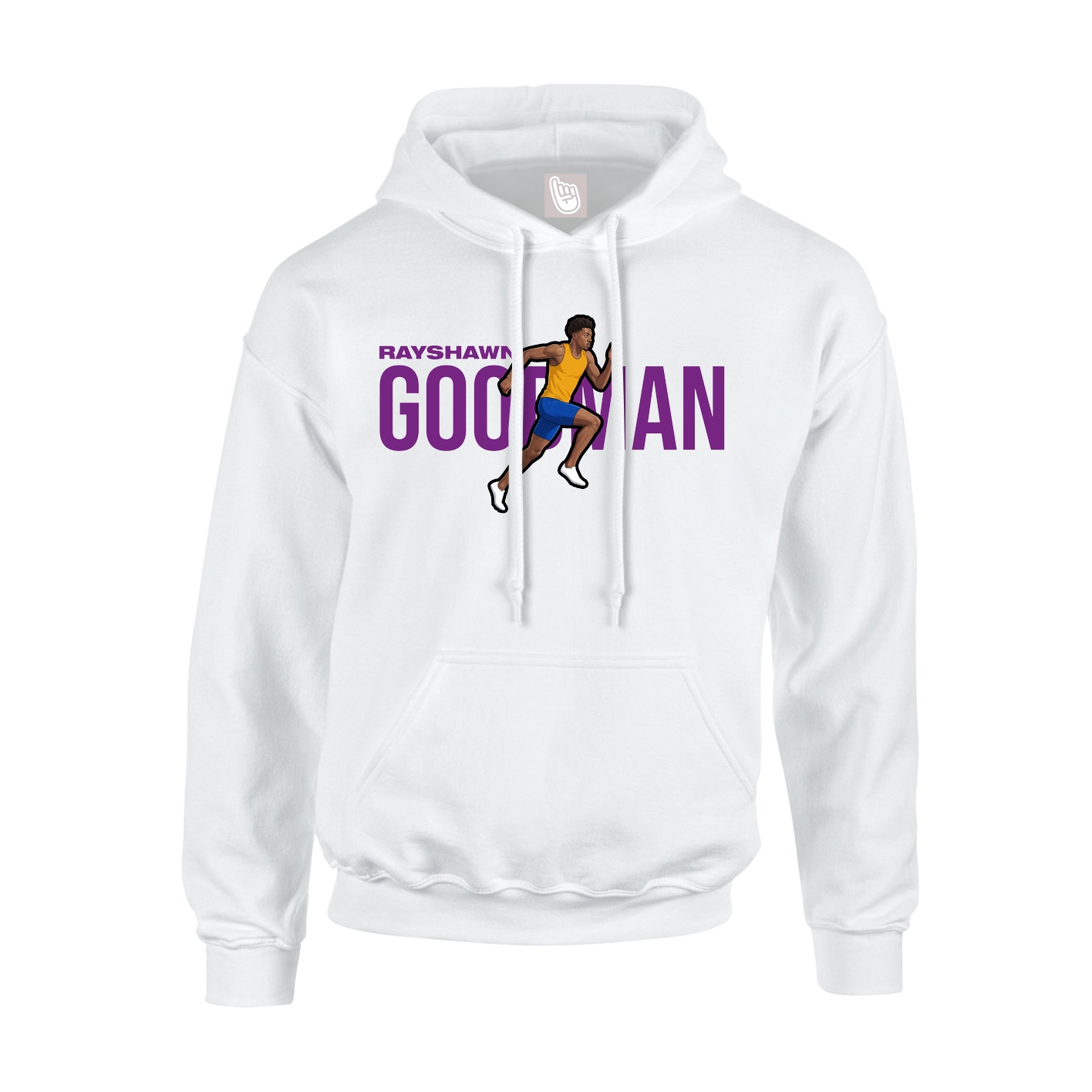 Hoodie — Player Name in White