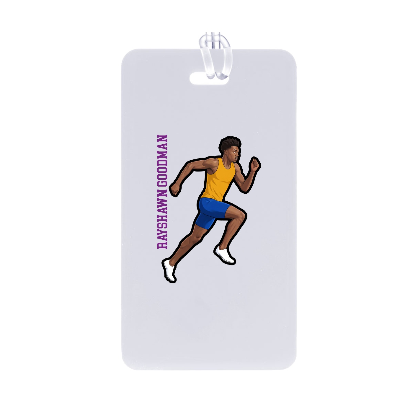 Bag Tag — Name Vertical in Classic