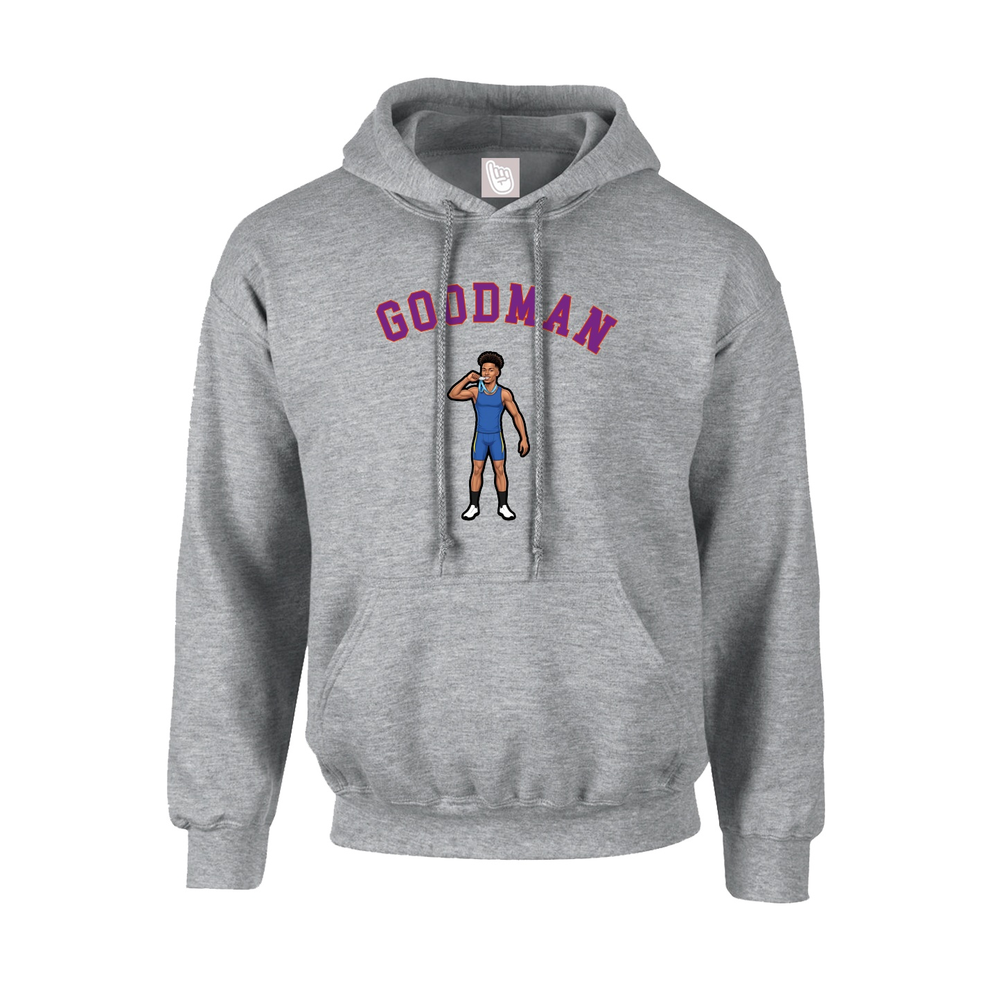 Youth Hoodie — Shirsey Arch in Grey