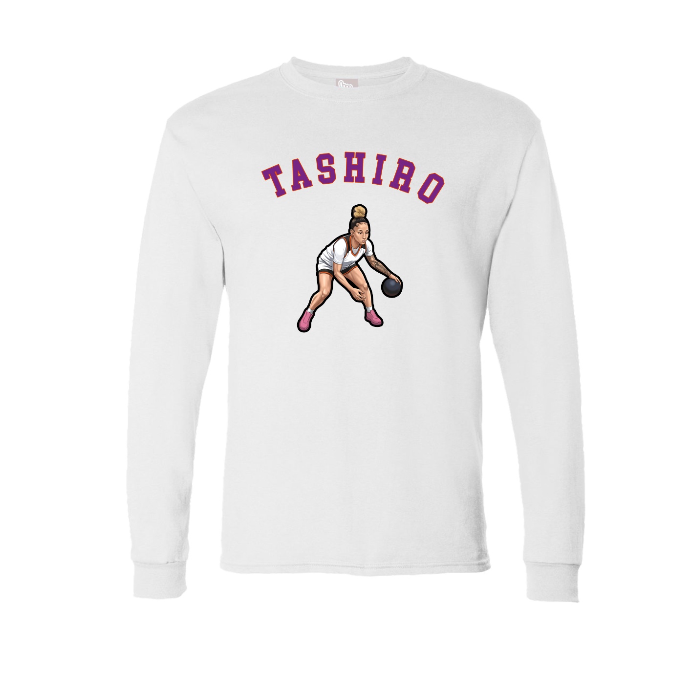 Long Sleeve Tee — Shirsey Arch in White