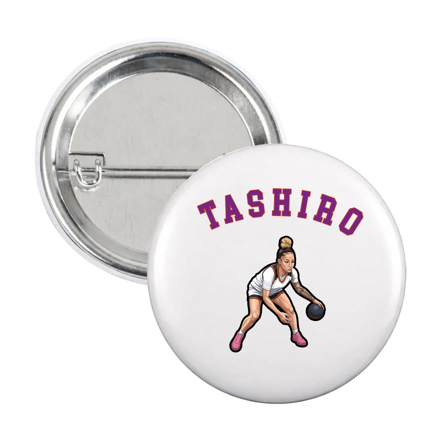Game Day Button — Shirsey Arch in White