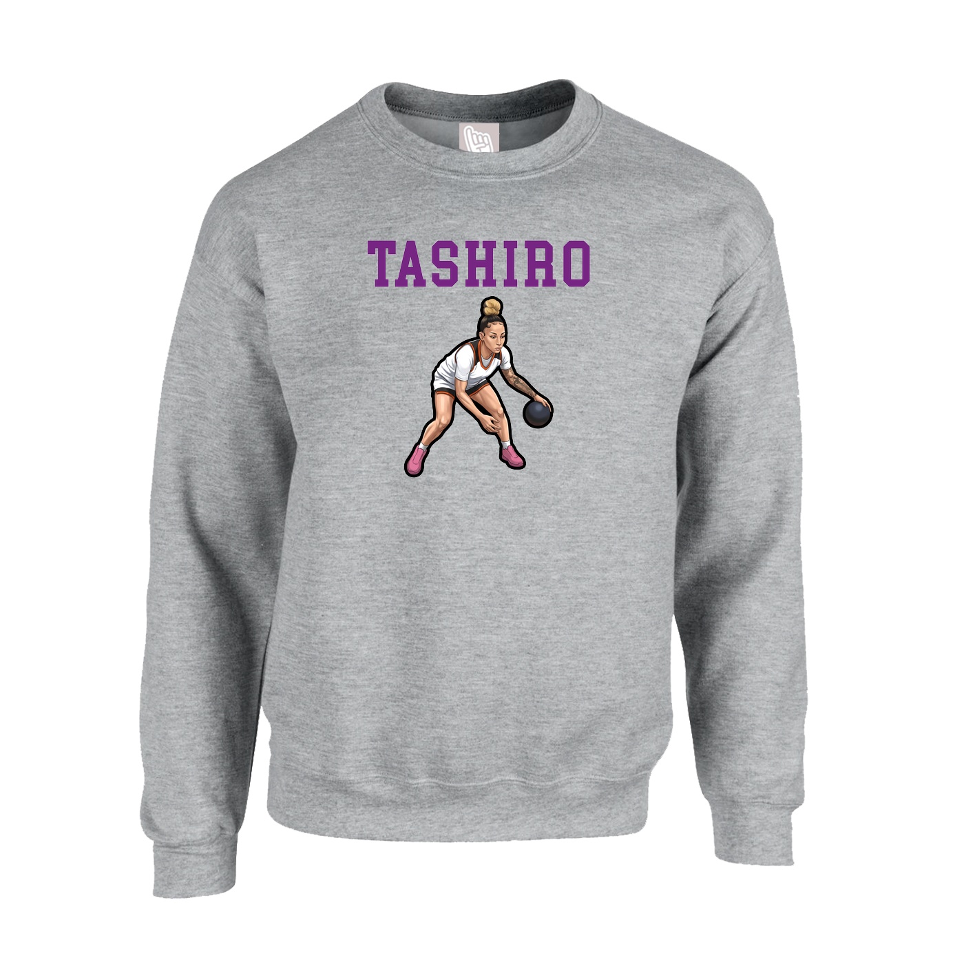 Fleece Crew — Shirsey in Grey