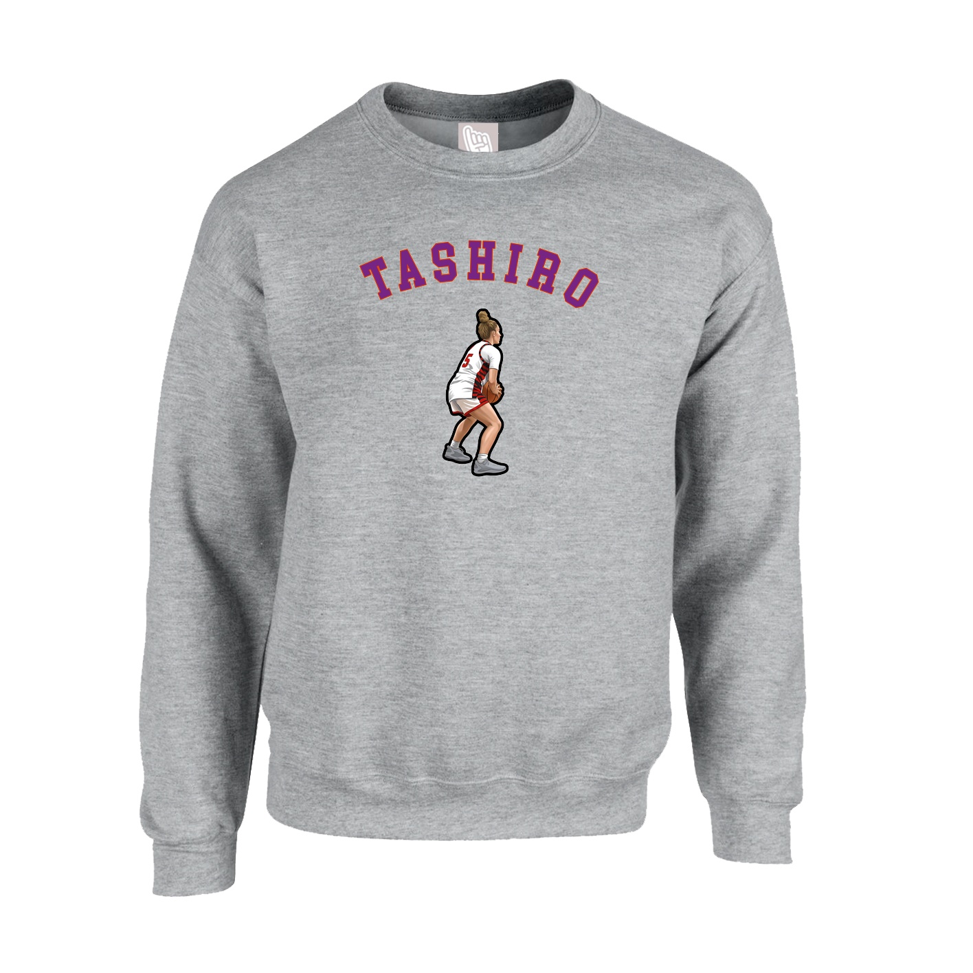 Fleece Crew — Shirsey Arch in Grey