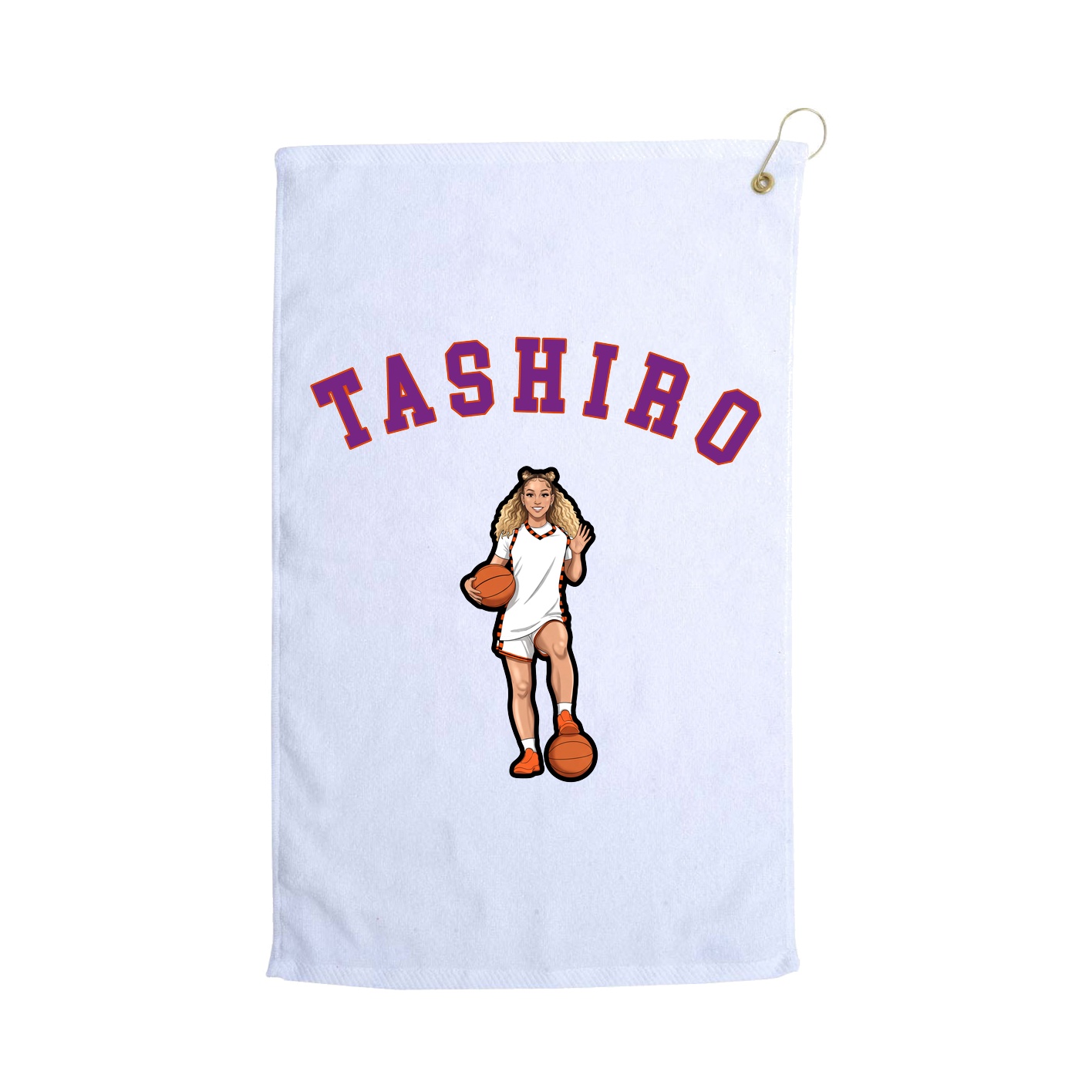 Golf Towel — Shirsey Arch in White