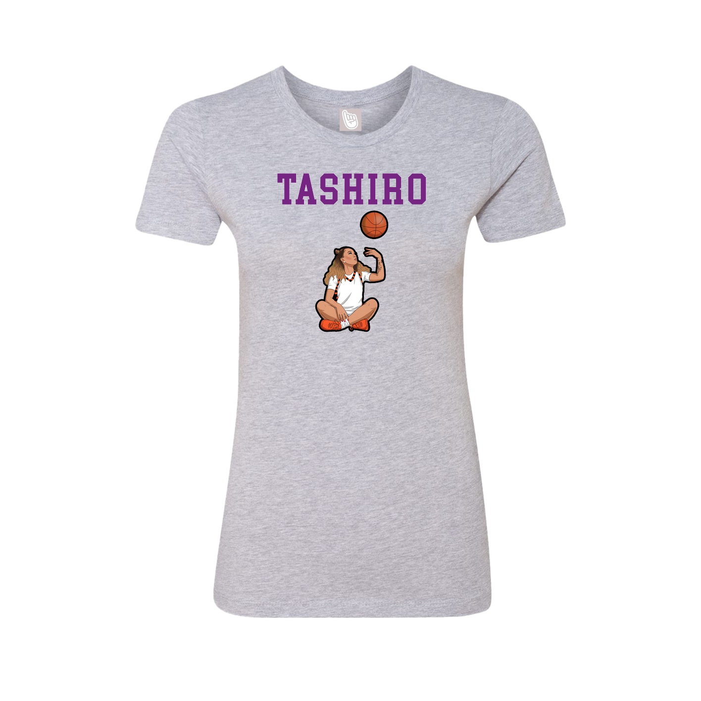 Fitted Women's Tee — Shirsey in Grey
