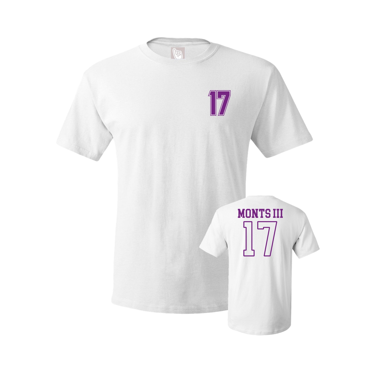 Youth Tee — Chest Back in White