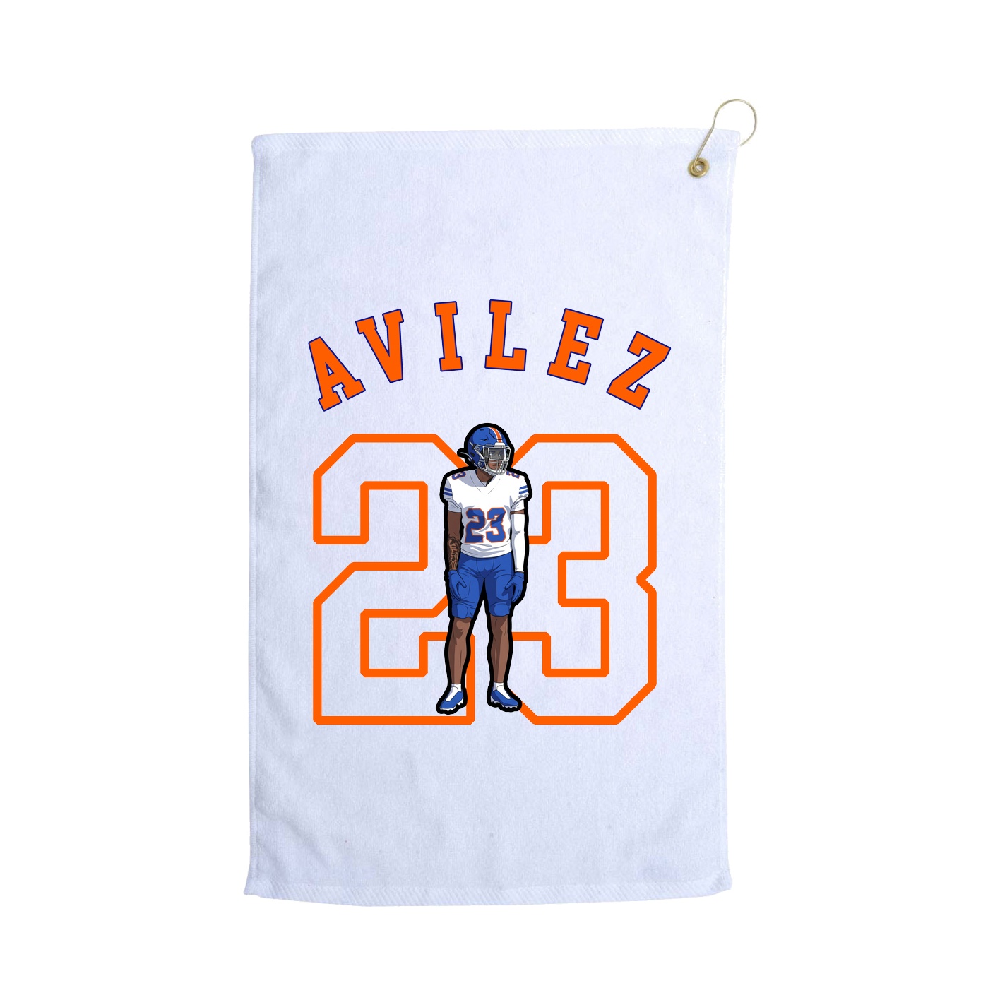 Golf Towel — Shirsey Arch in White