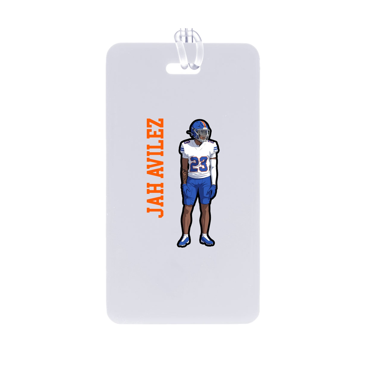 Bag Tag — Name Vertical in Classic