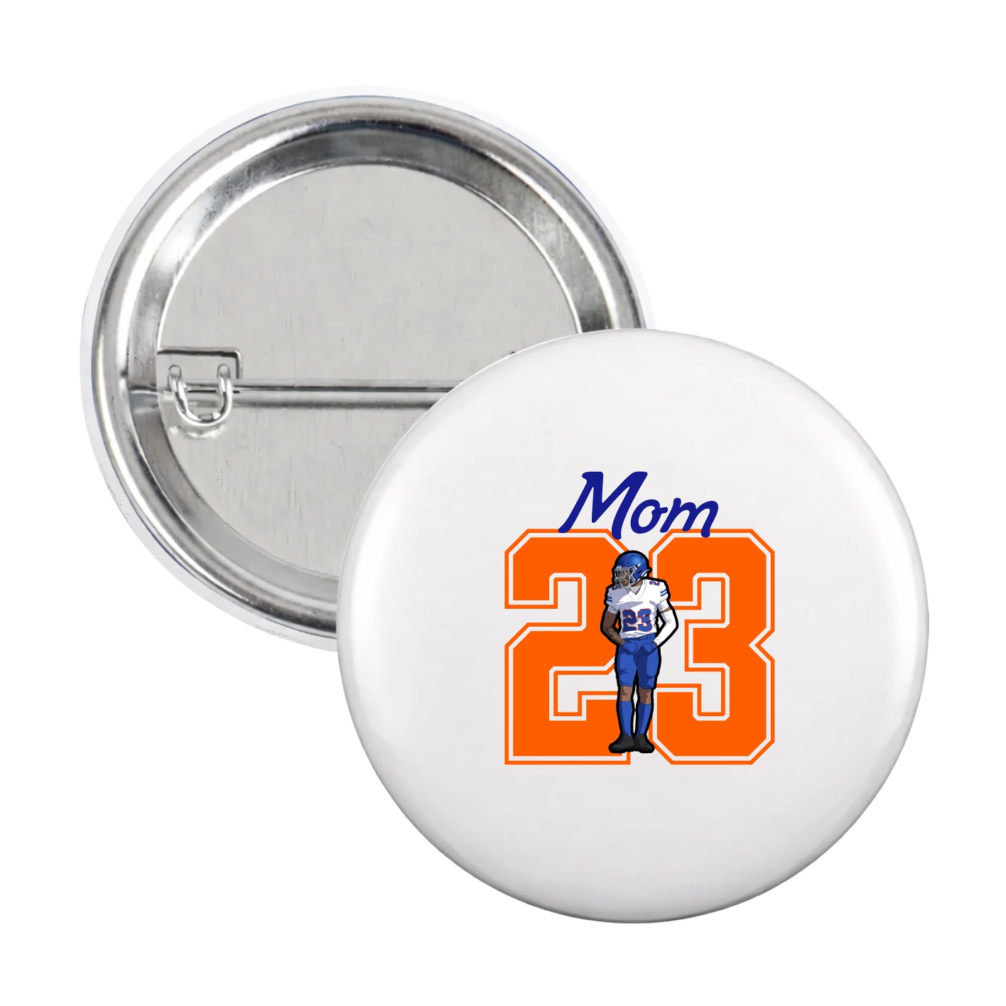 Game Day Button — Mothers Day Shirsey in White
