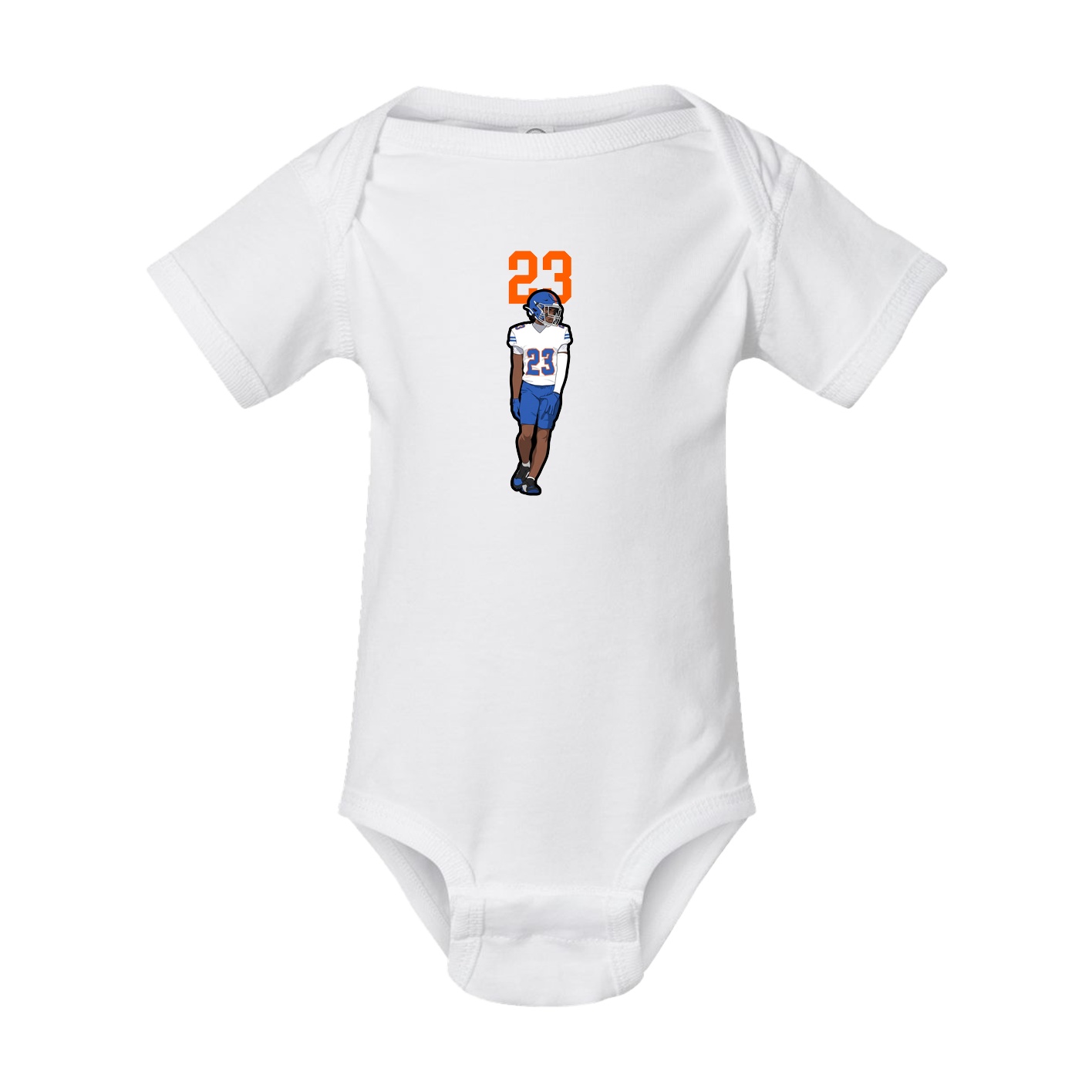 Baby Onesie — Number Top in White