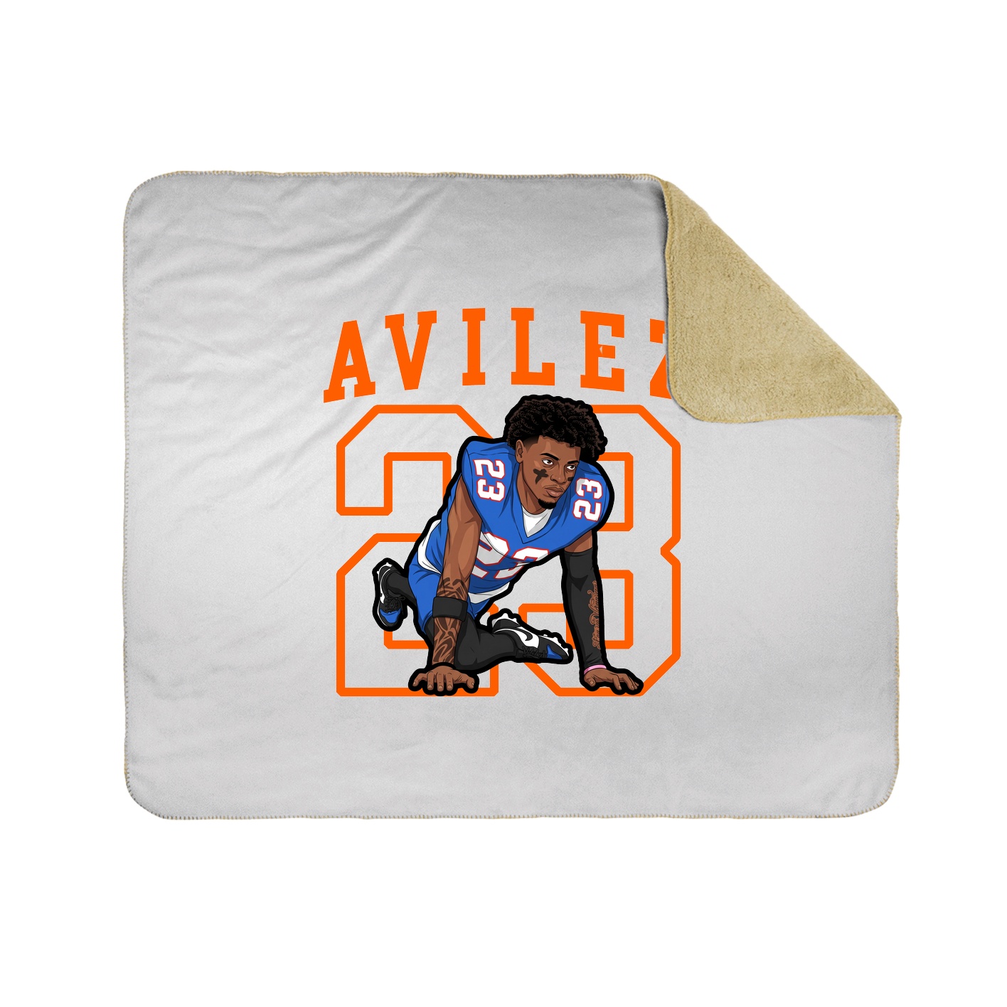 Throw Blanket — Shirsey in White