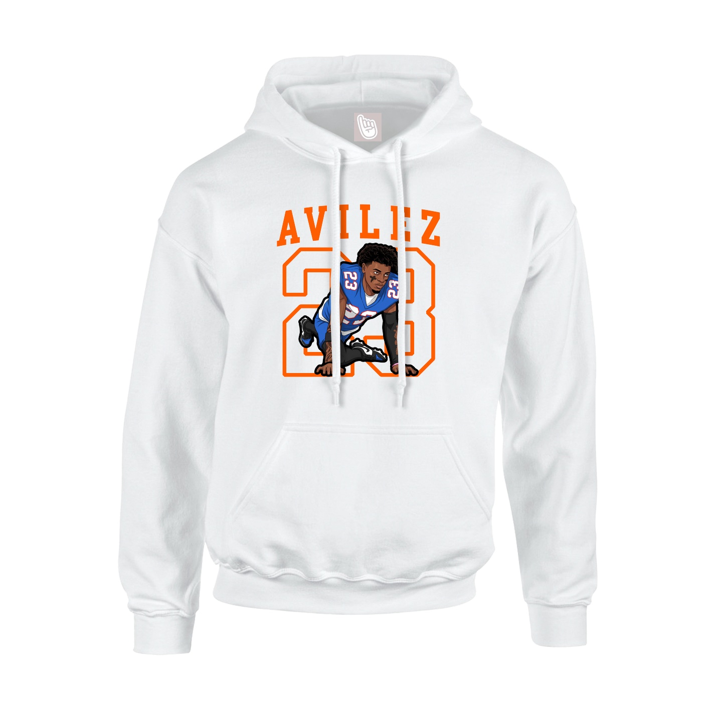 Hoodie — Shirsey in White