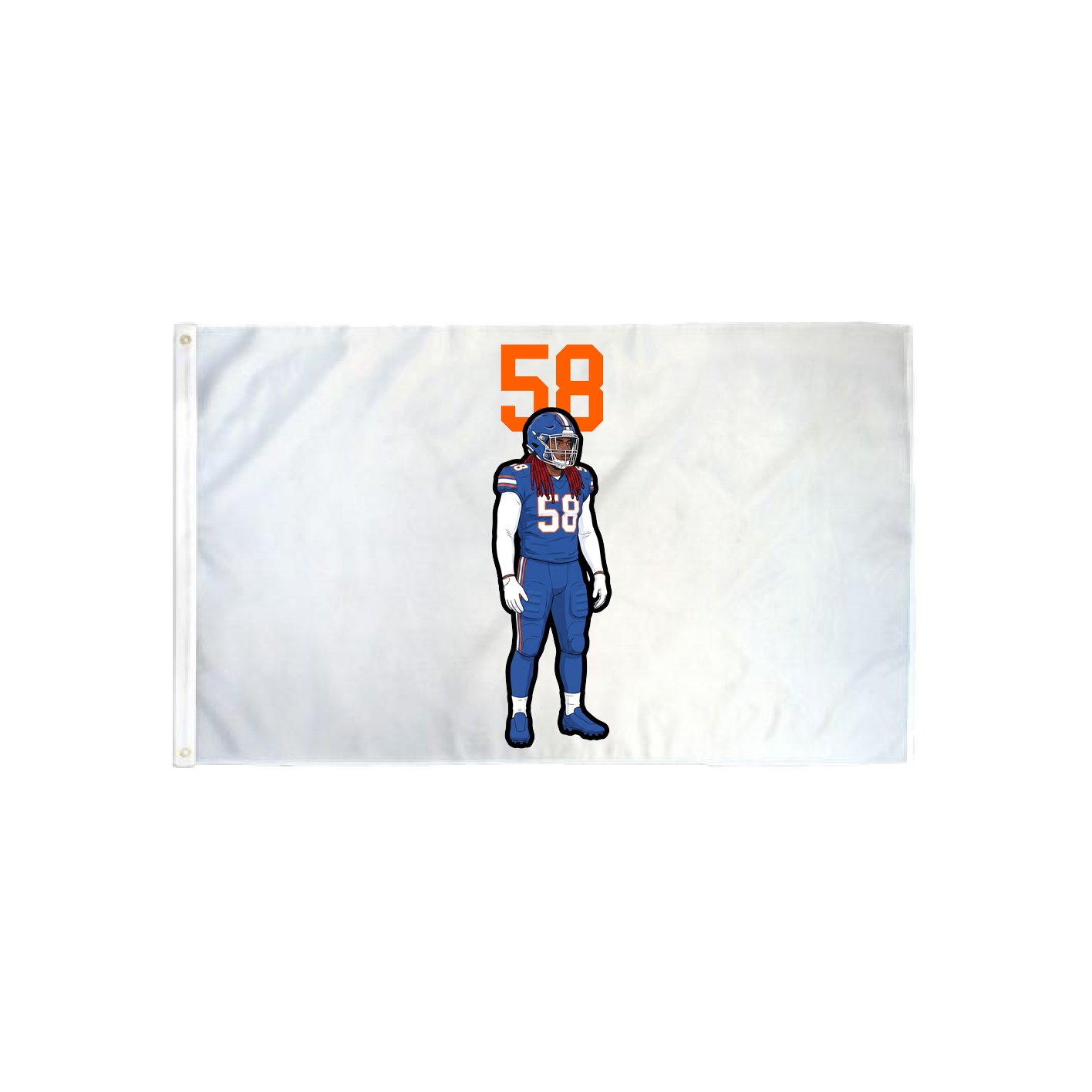 3x5 Flag — Number Top in Classic