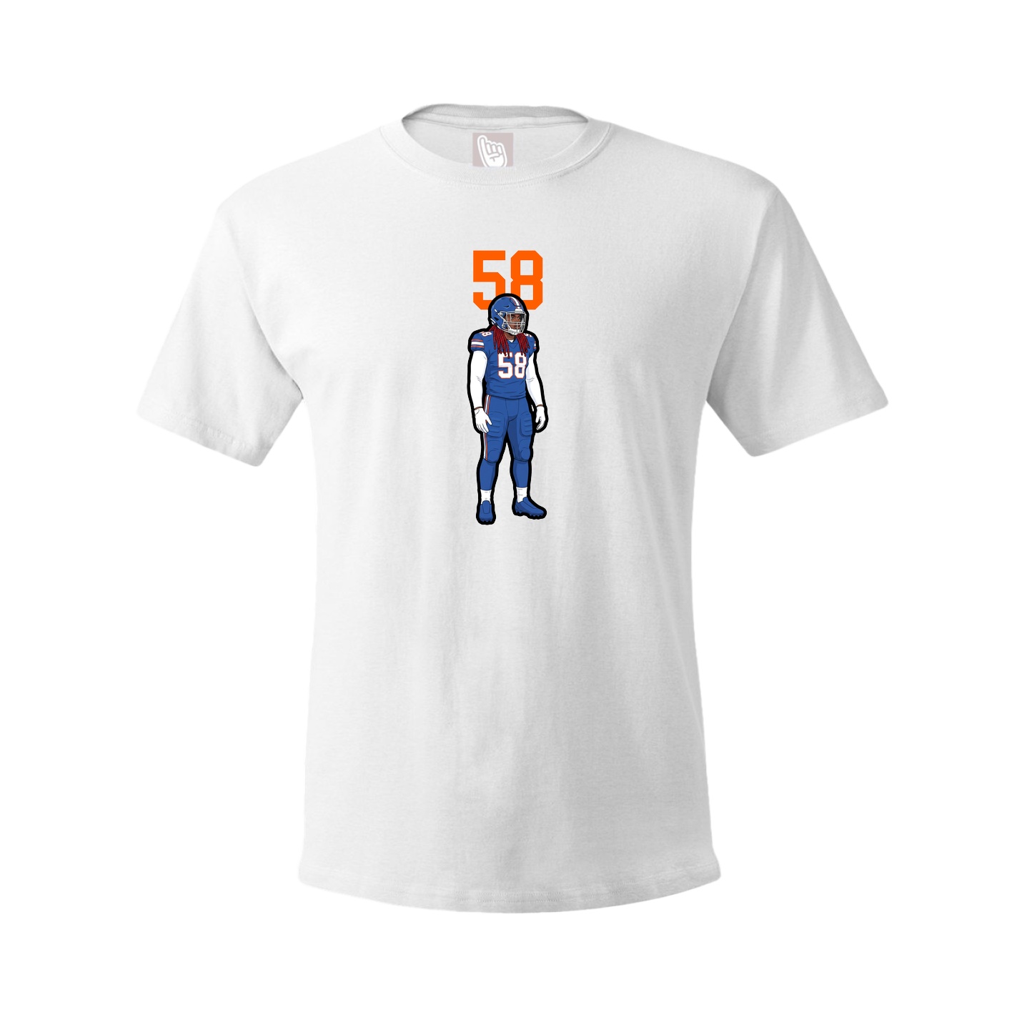 Tee — Number Top in White