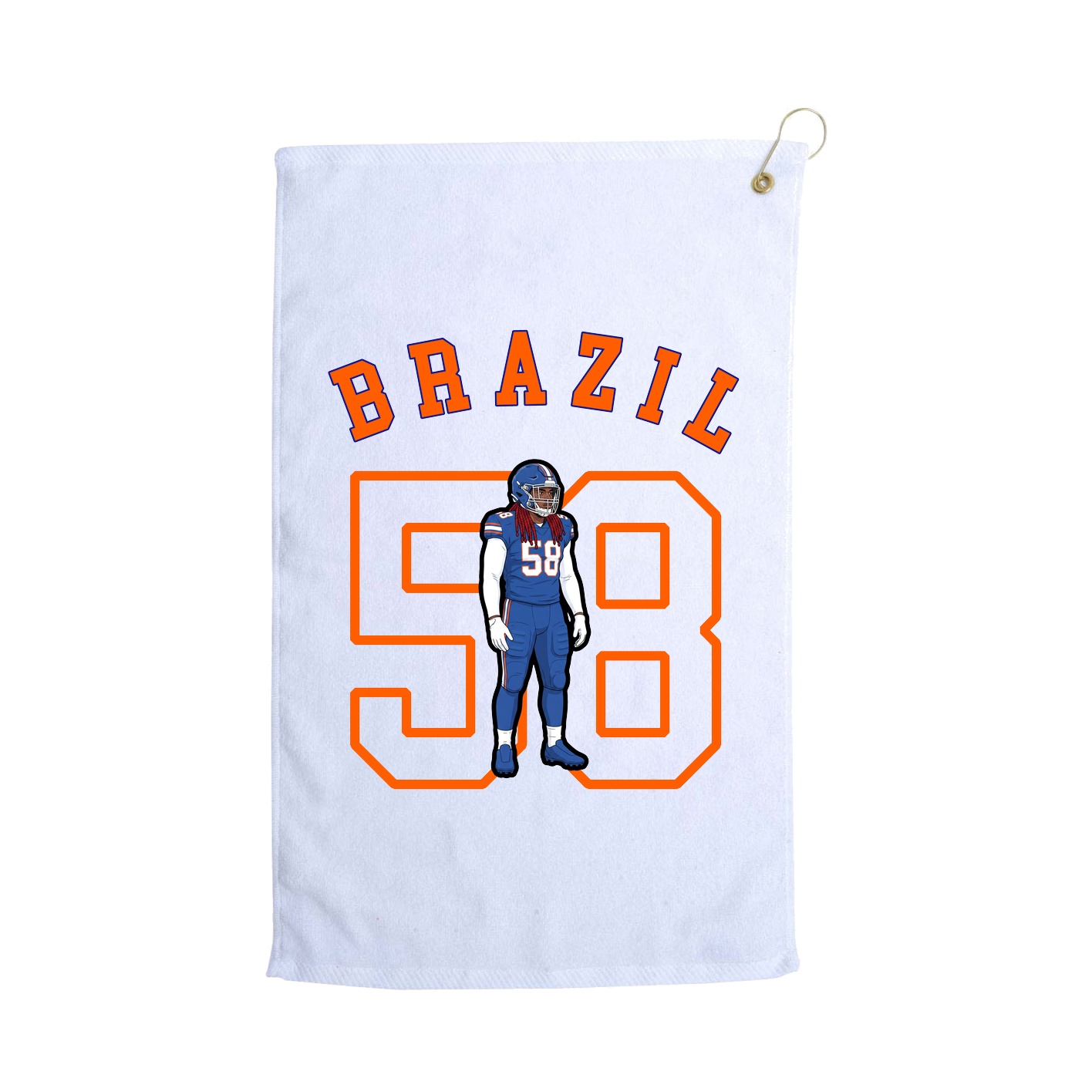 Golf Towel — Shirsey Arch in White