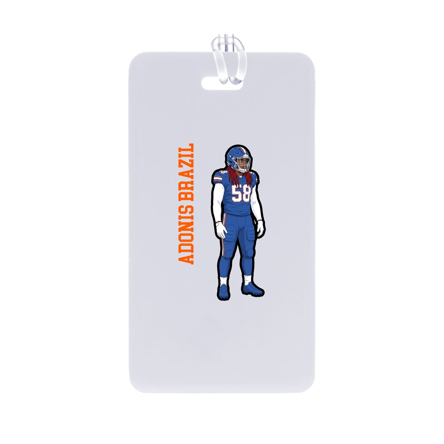 Bag Tag — Name Vertical in Classic