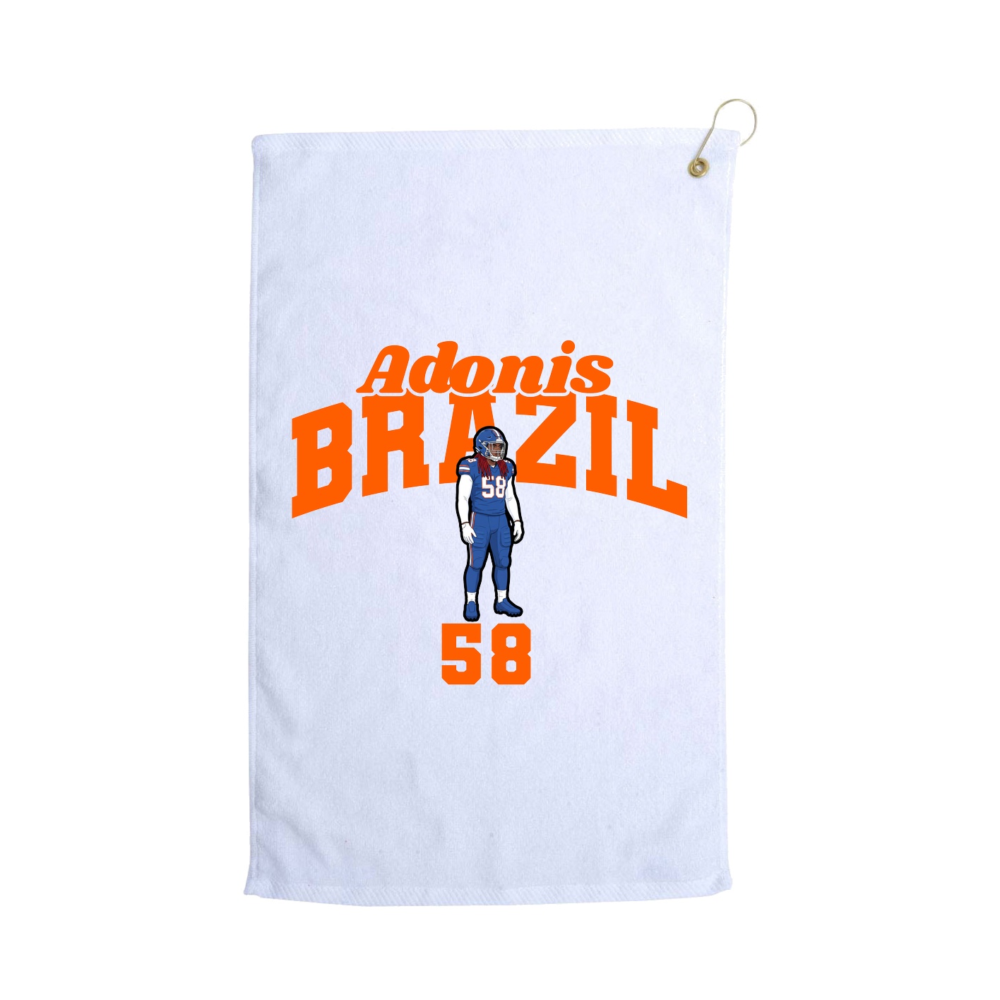Golf Towel — Signature Arch in White