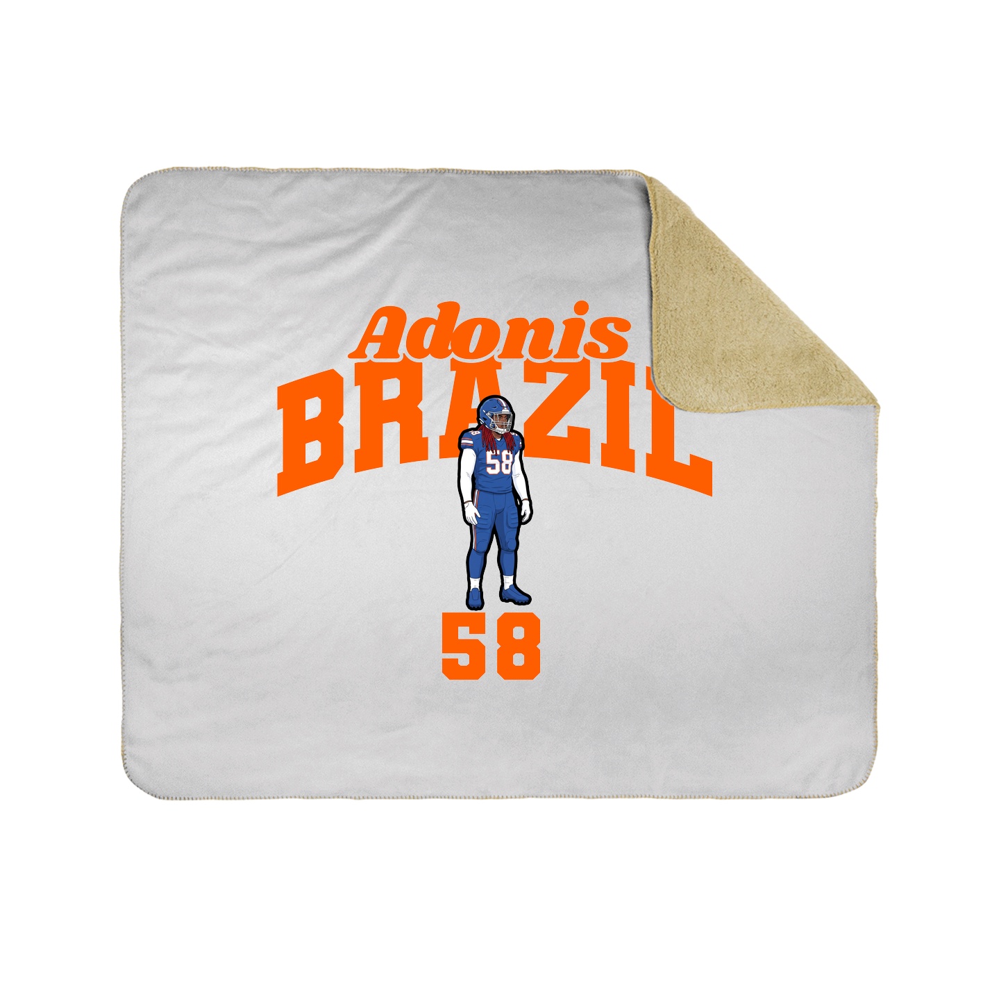 Throw Blanket — Signature Arch in White