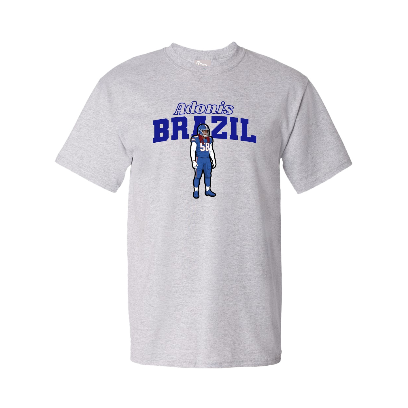 Tee — Name Arch in Grey