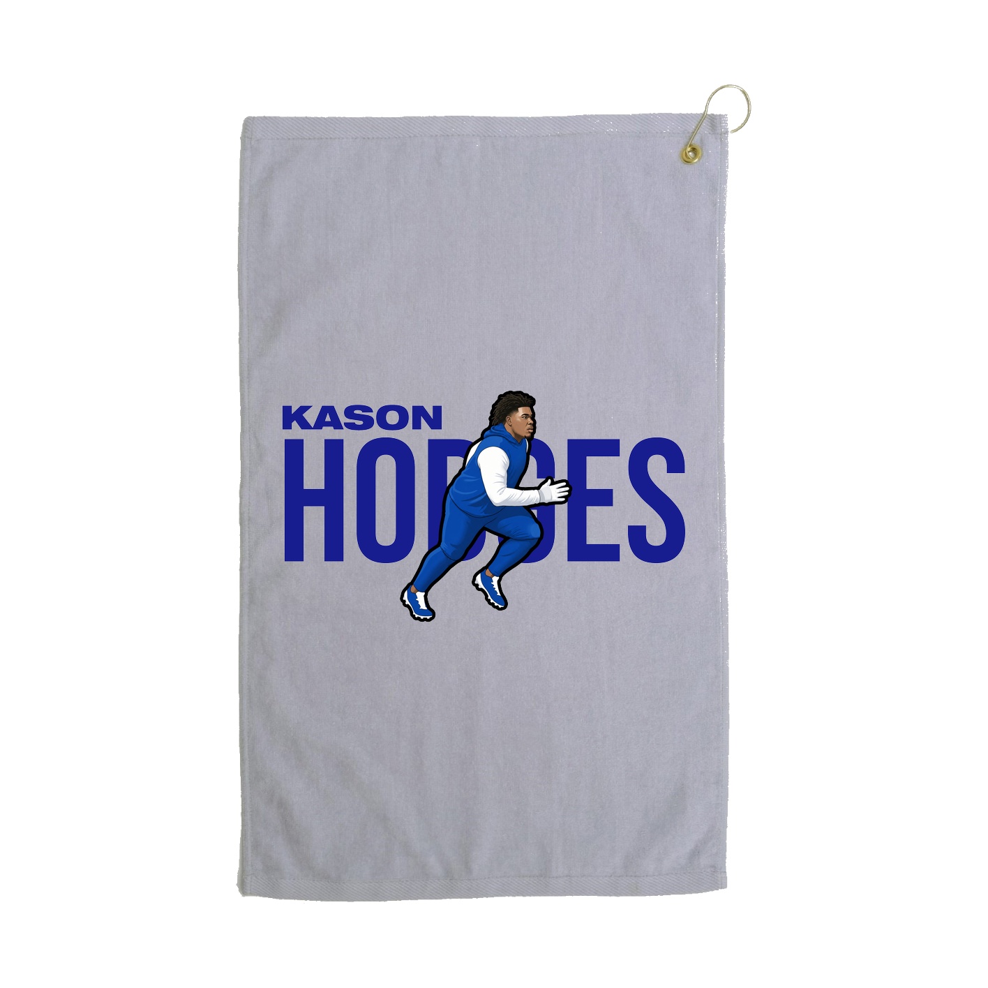 Golf Towel — Player Name in Grey