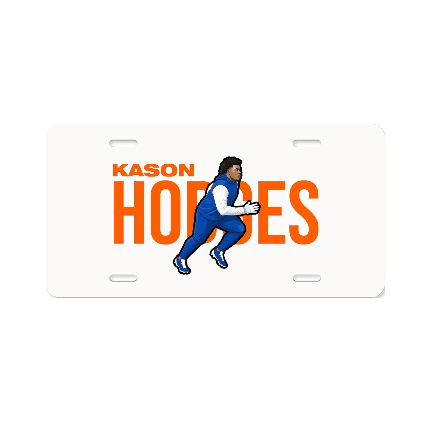 License Plate — Player Name in Classic