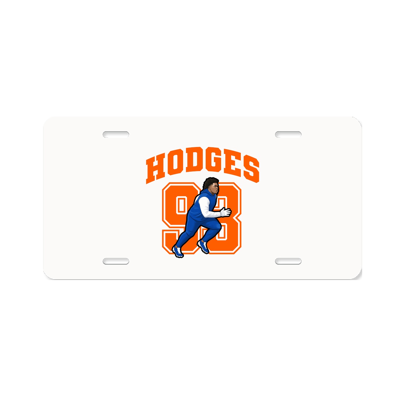 License Plate — Number in Classic
