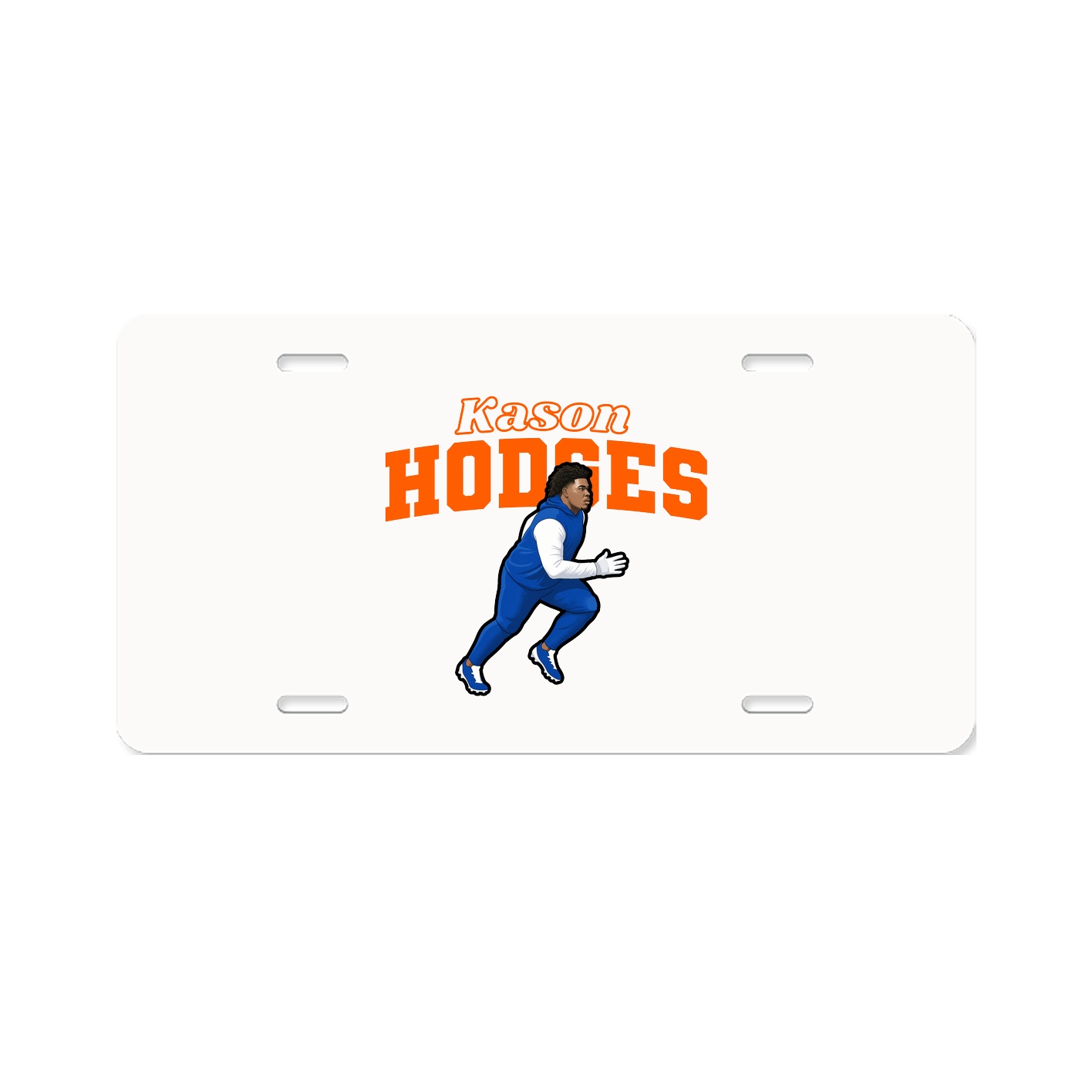 License Plate — Name Arch in Classic