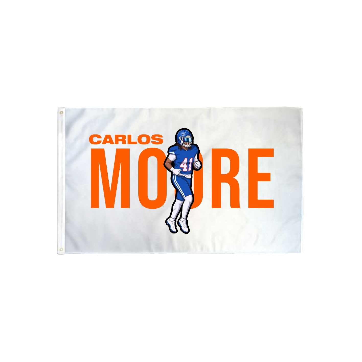 3x5 Flag — Player Name in Classic