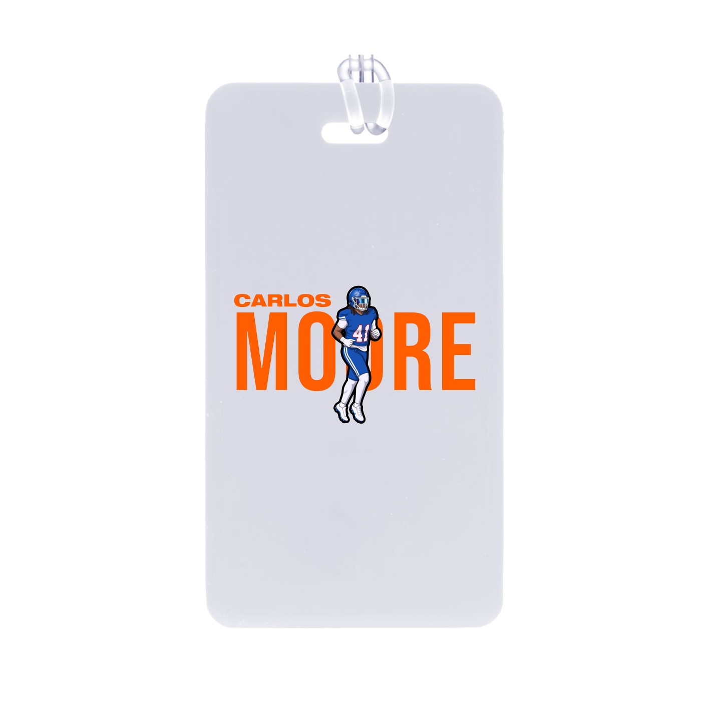 Bag Tag — Player Name in Classic