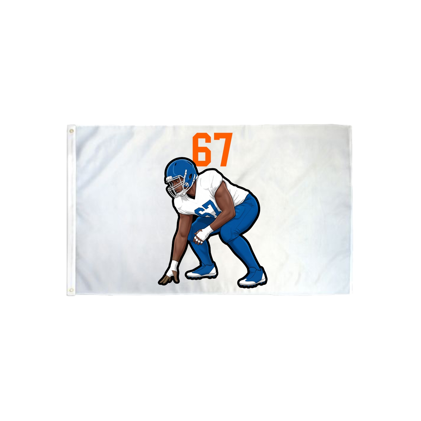 3x5 Flag — Number Top in Classic