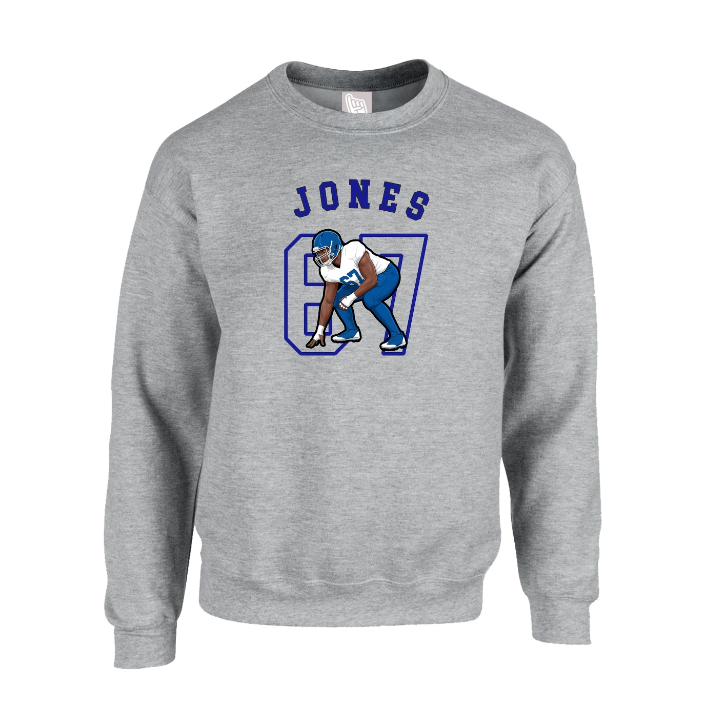 Fleece Crew — Shirsey Arch in Grey