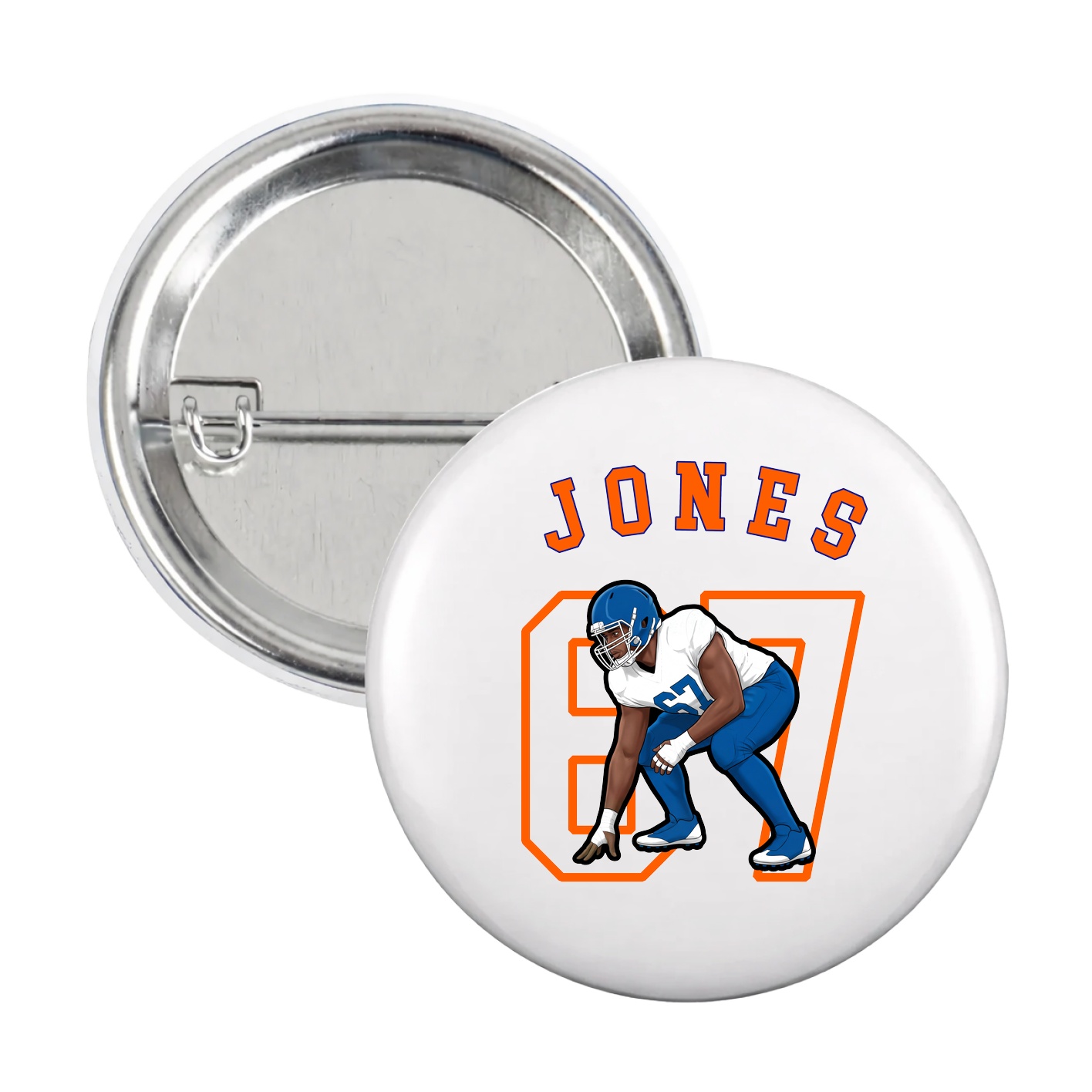 Game Day Button — Shirsey Arch in White