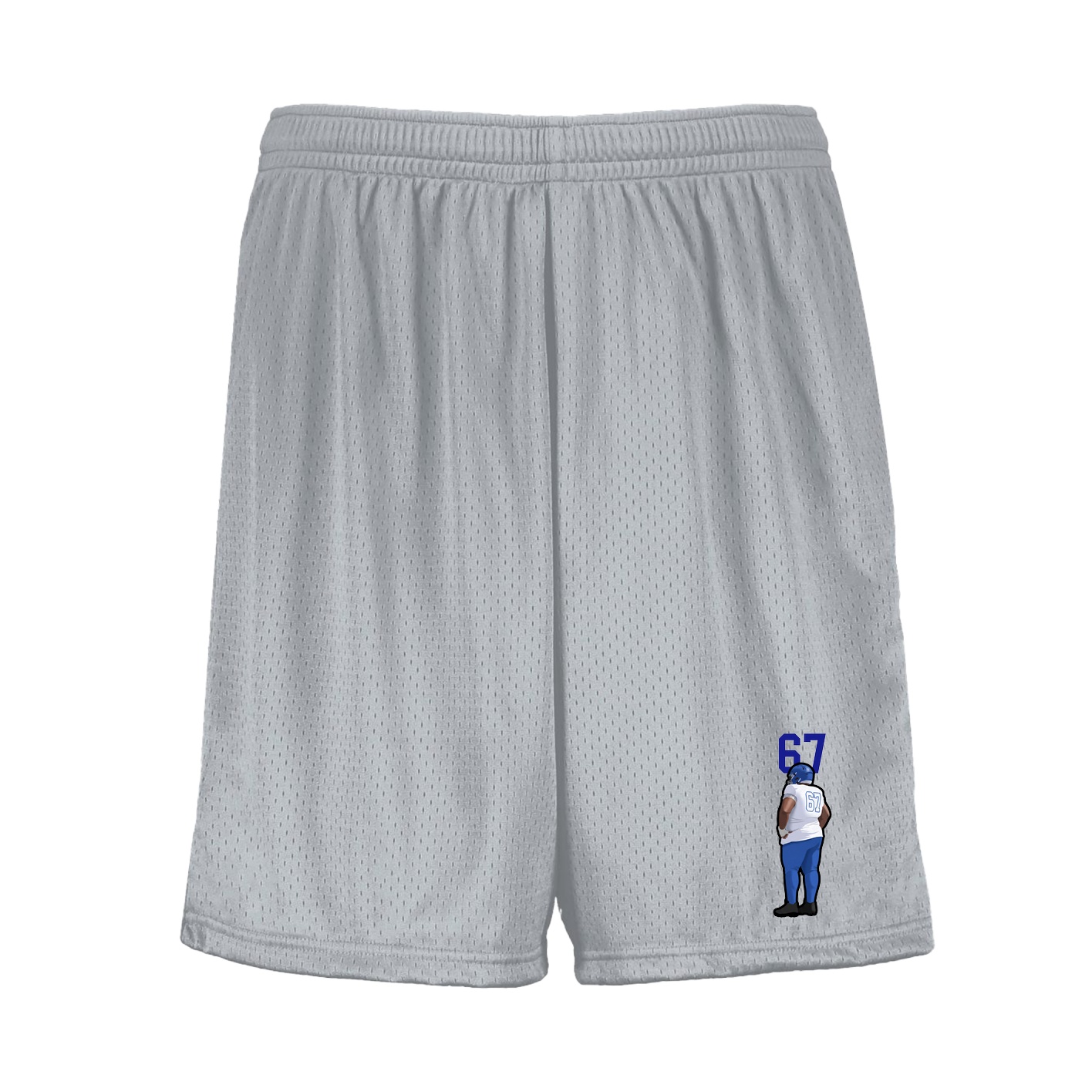 Shorts — Number Top in Silver