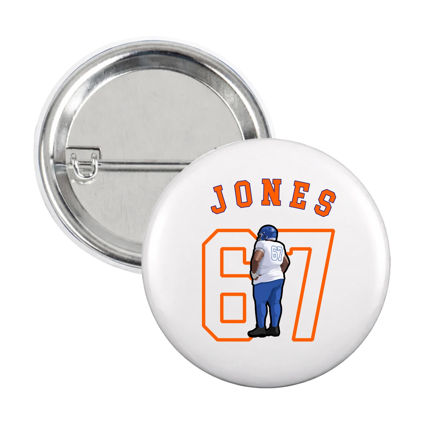 Game Day Button — Shirsey Arch in White