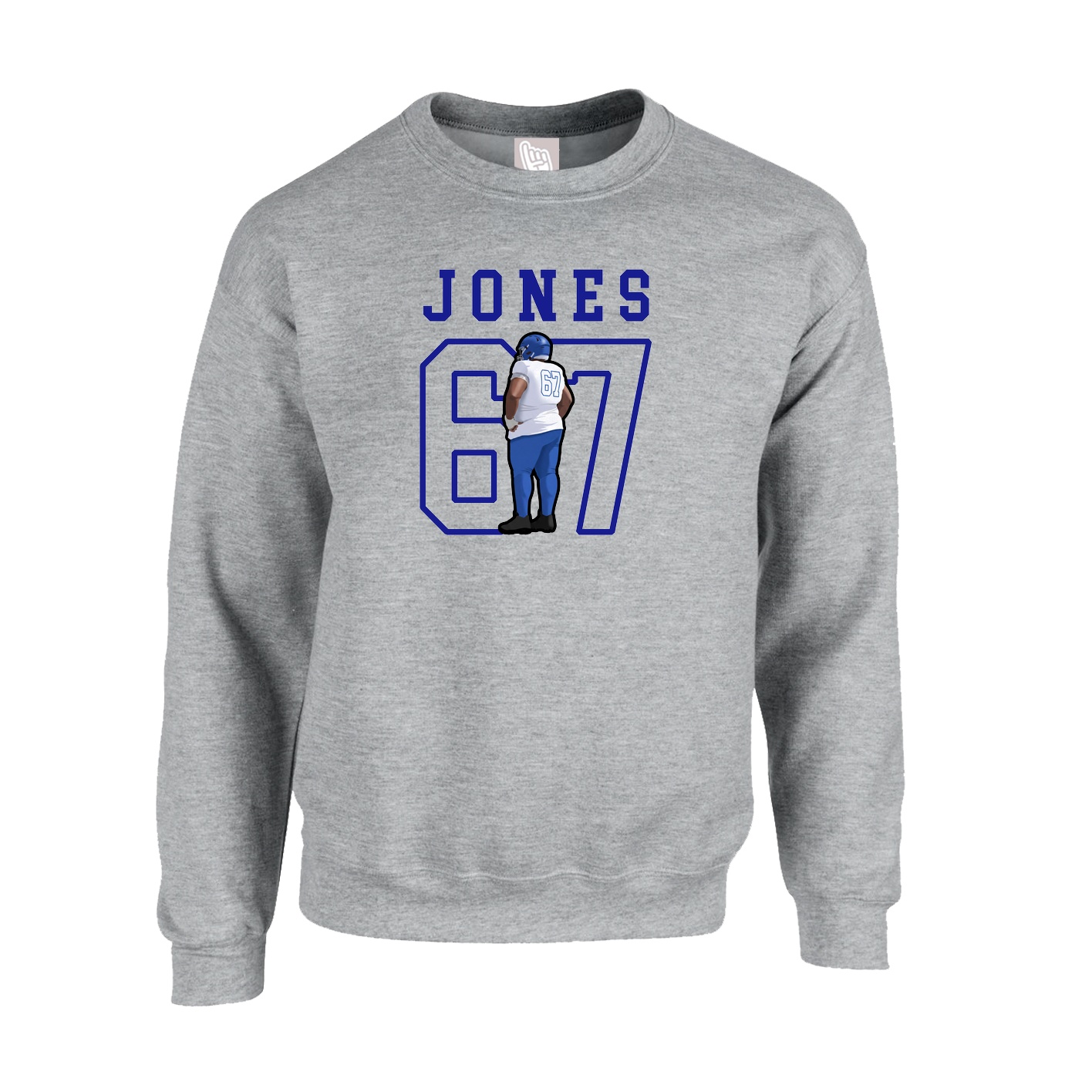 Fleece Crew — Shirsey in Grey