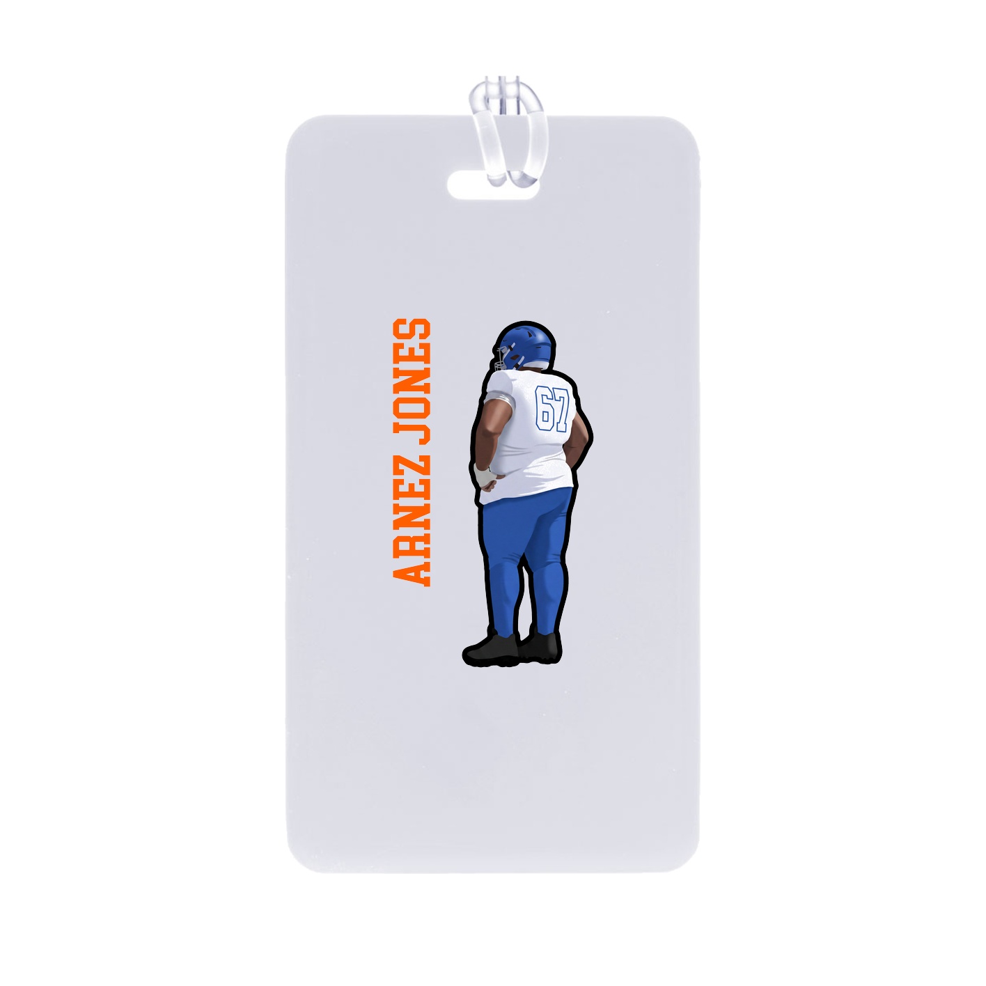 Bag Tag — Name Vertical in Classic