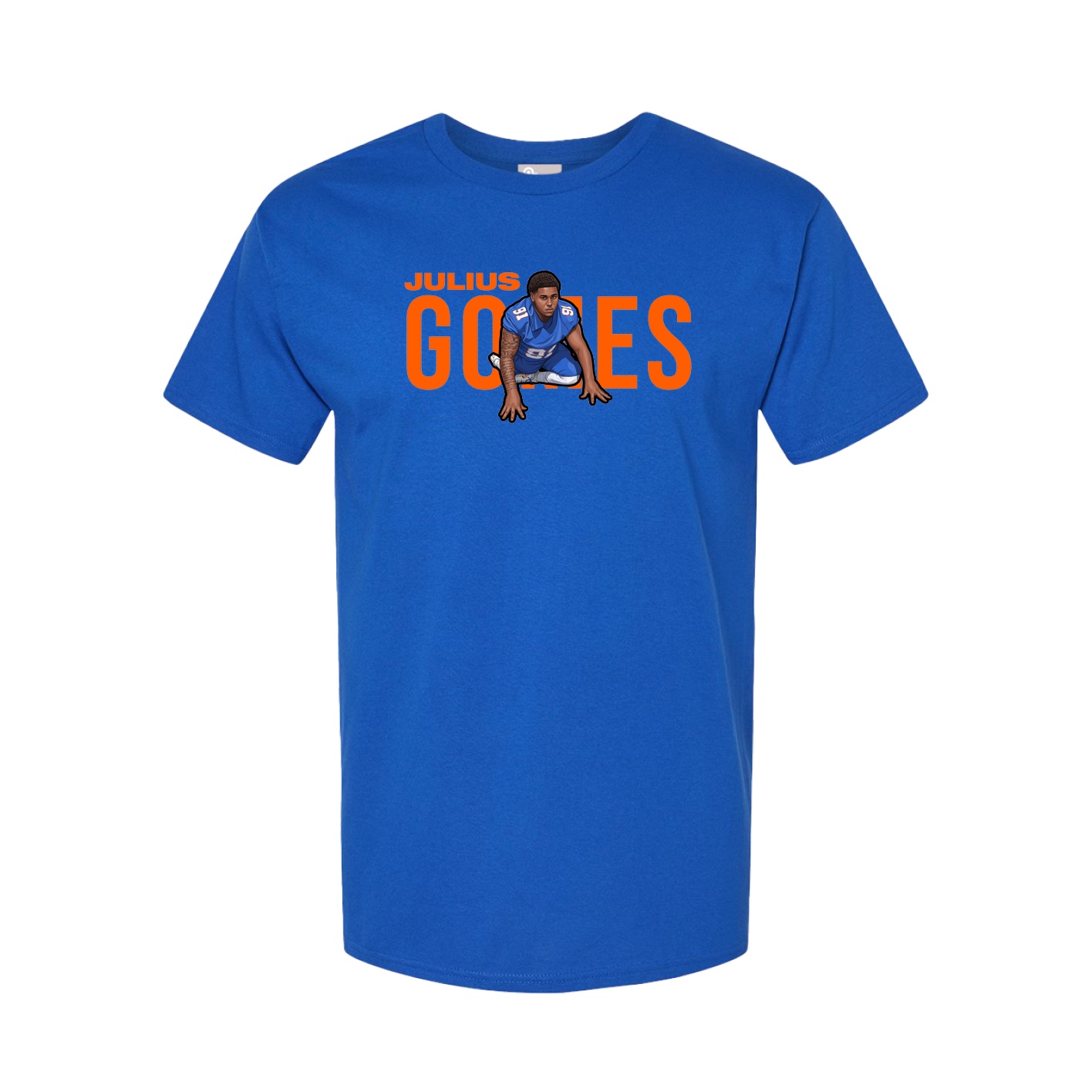 Youth Tee — Player Name in Royal