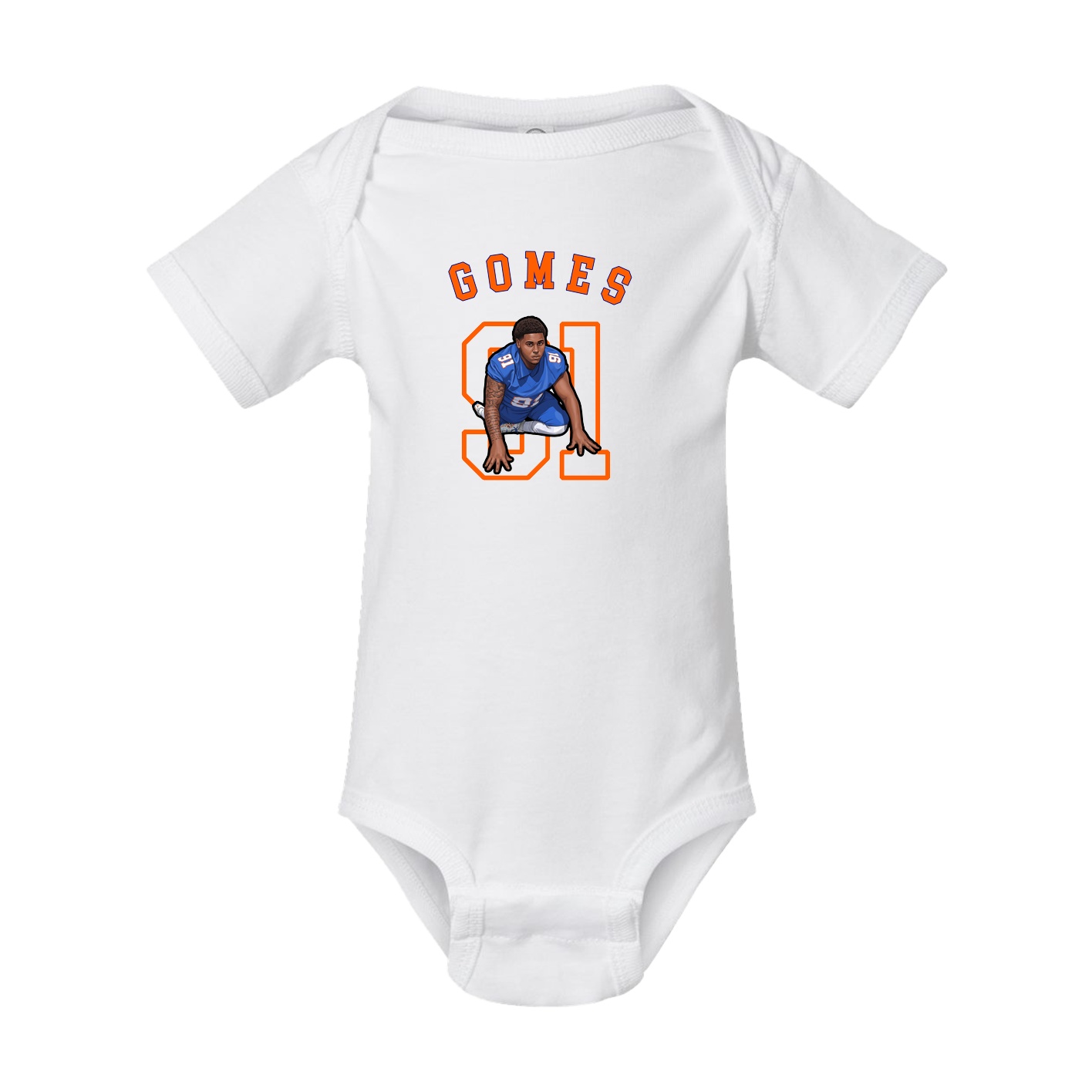 Baby Onesie — Shirsey Arch in White