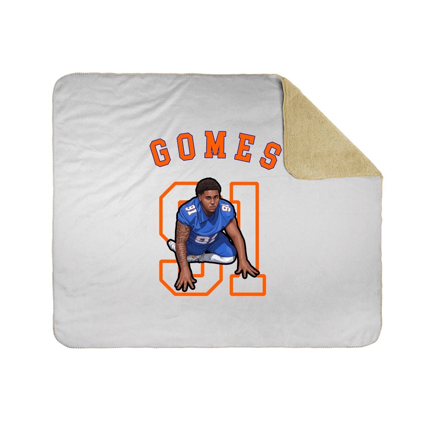 Throw Blanket — Shirsey Arch in White