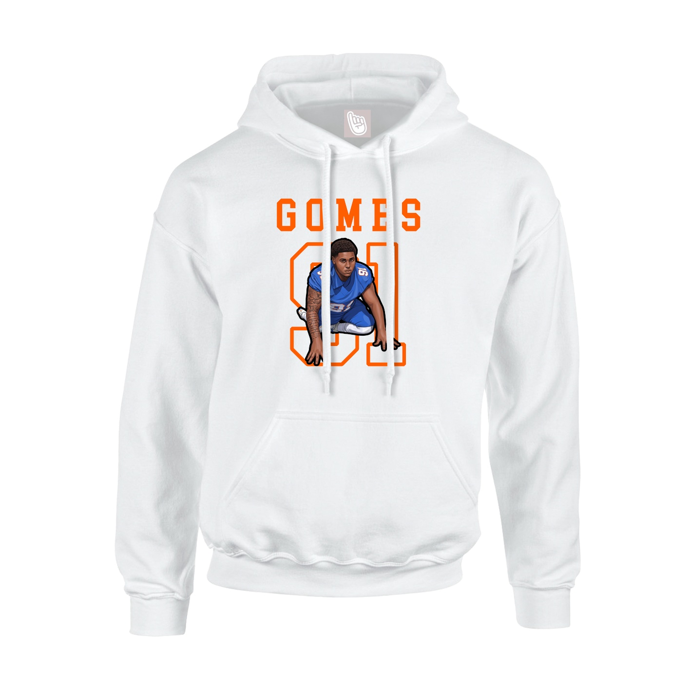 Youth Hoodie — Shirsey in White