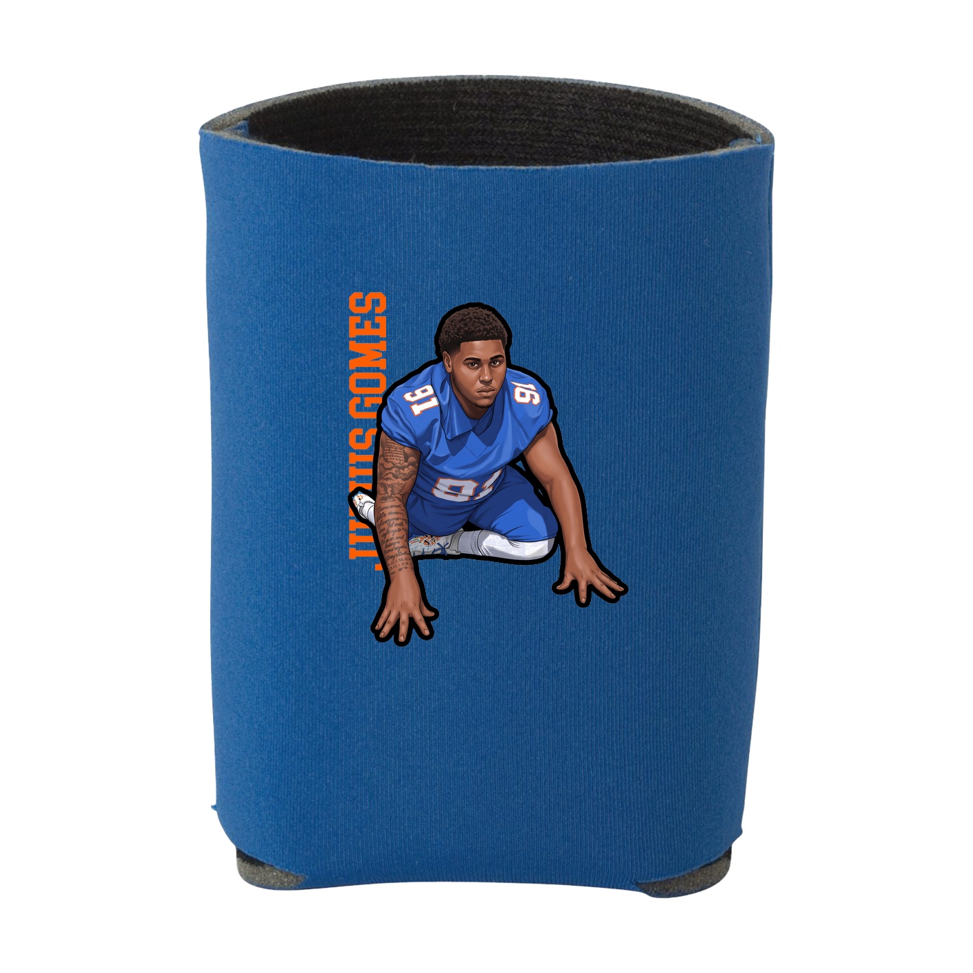 Can Holder — Name Vertical in Royal