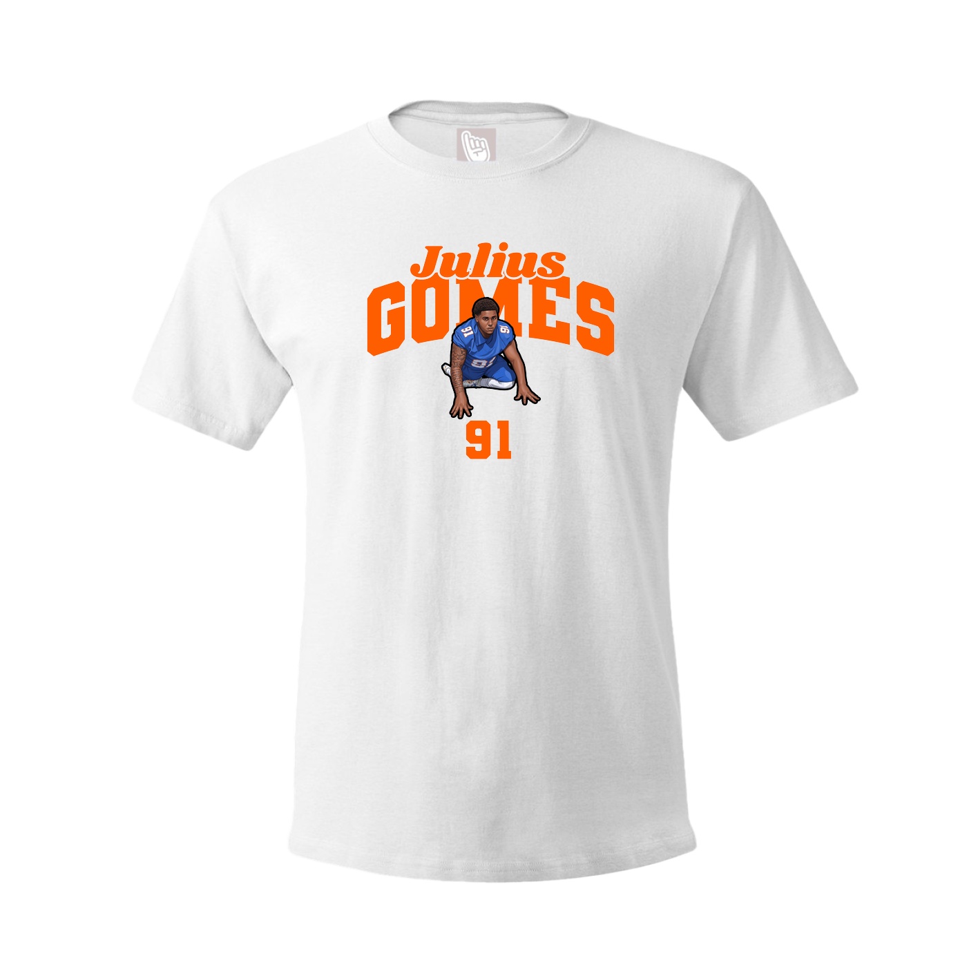 Youth Tee — Signature Arch in White