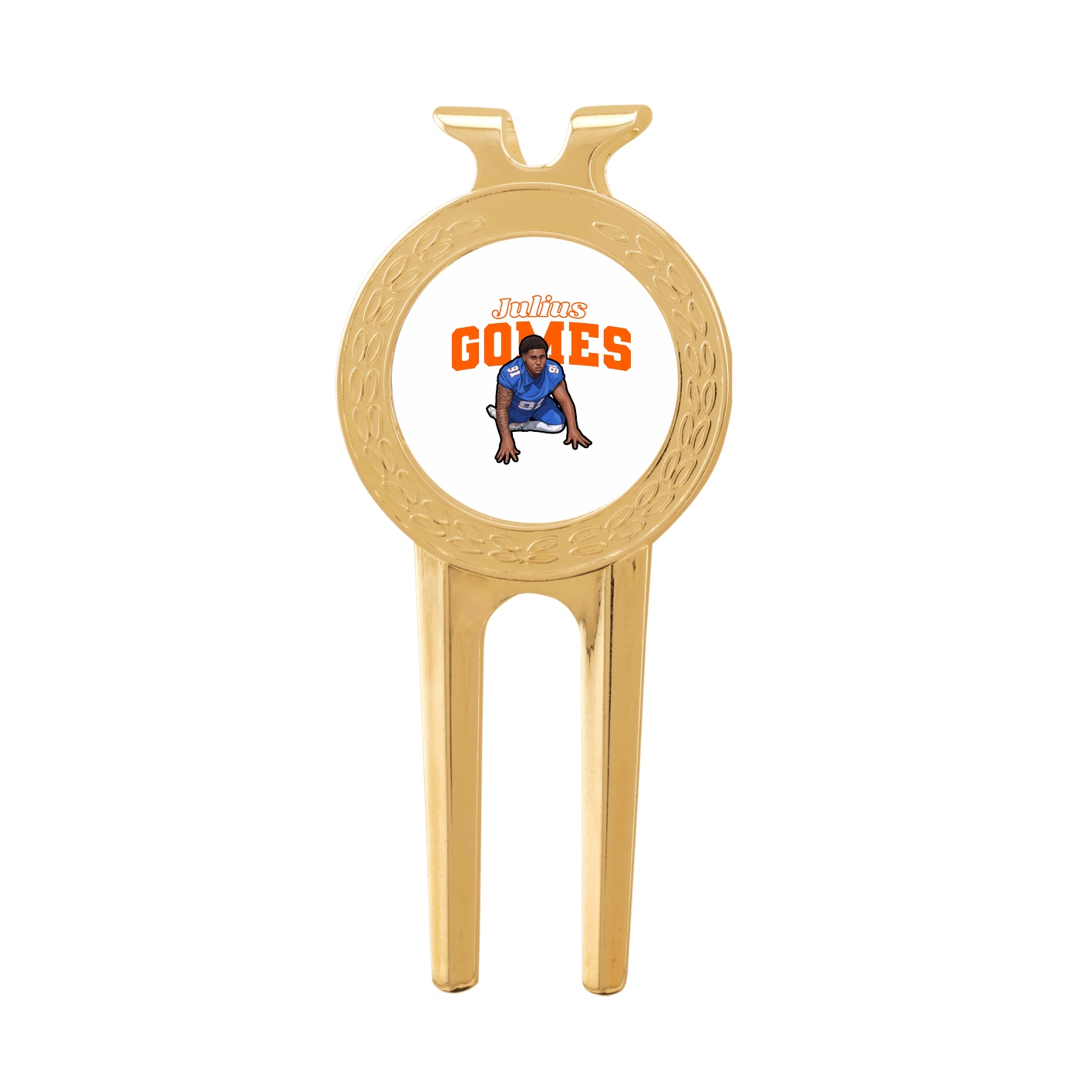Divot Tool with Ball Marker — Name Arch in Classic