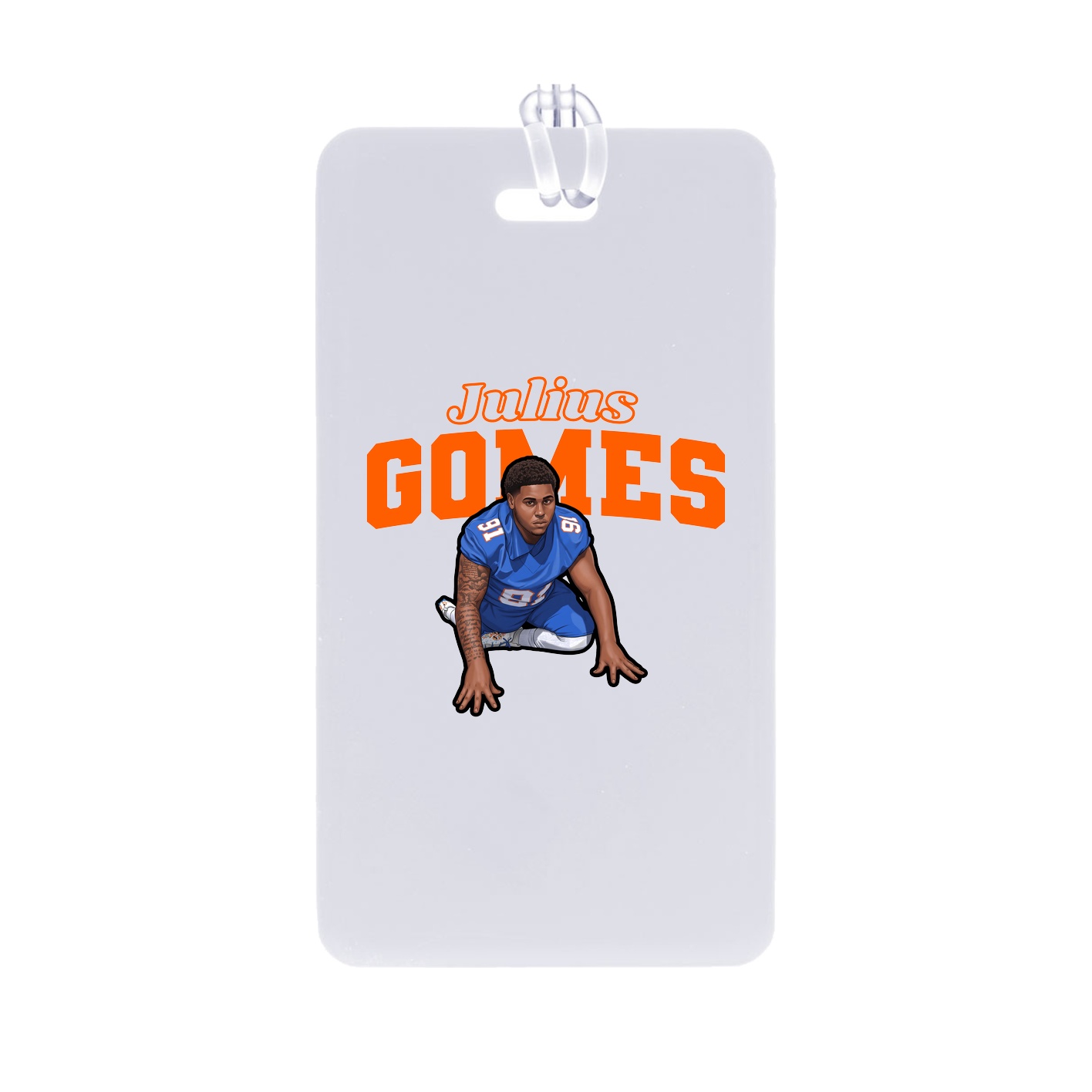 Bag Tag — Name Arch in Classic