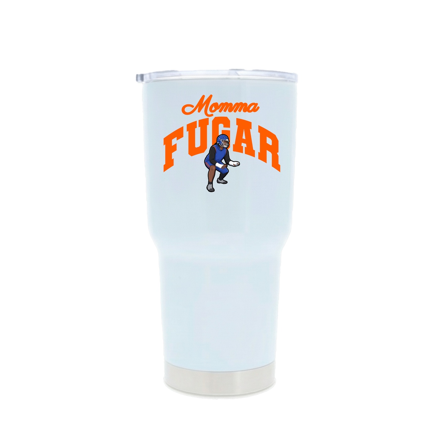 30oz Stainless Steel Tumbler — Mothers Day Arch in White