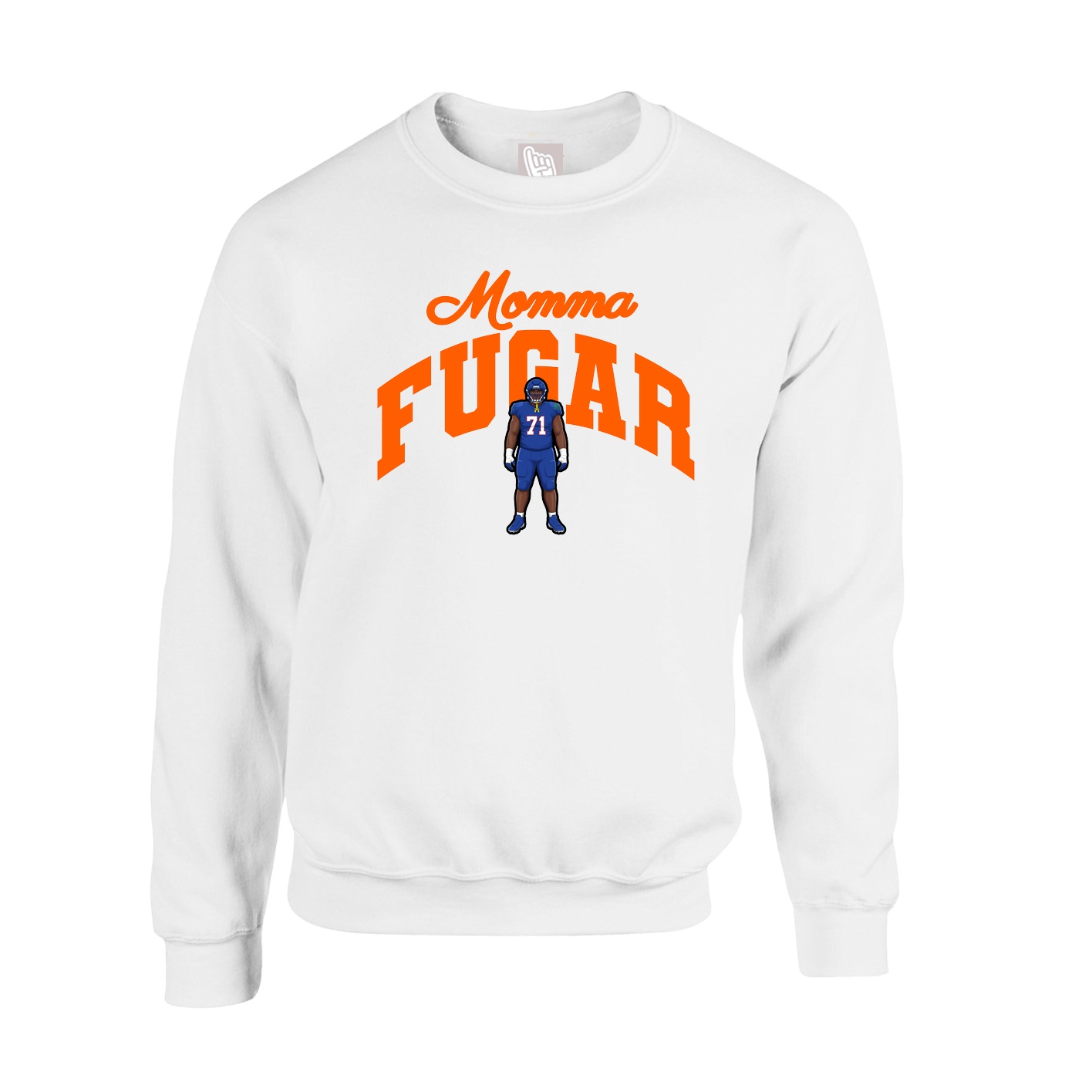 Fleece Crew — Mothers Day Arch in White